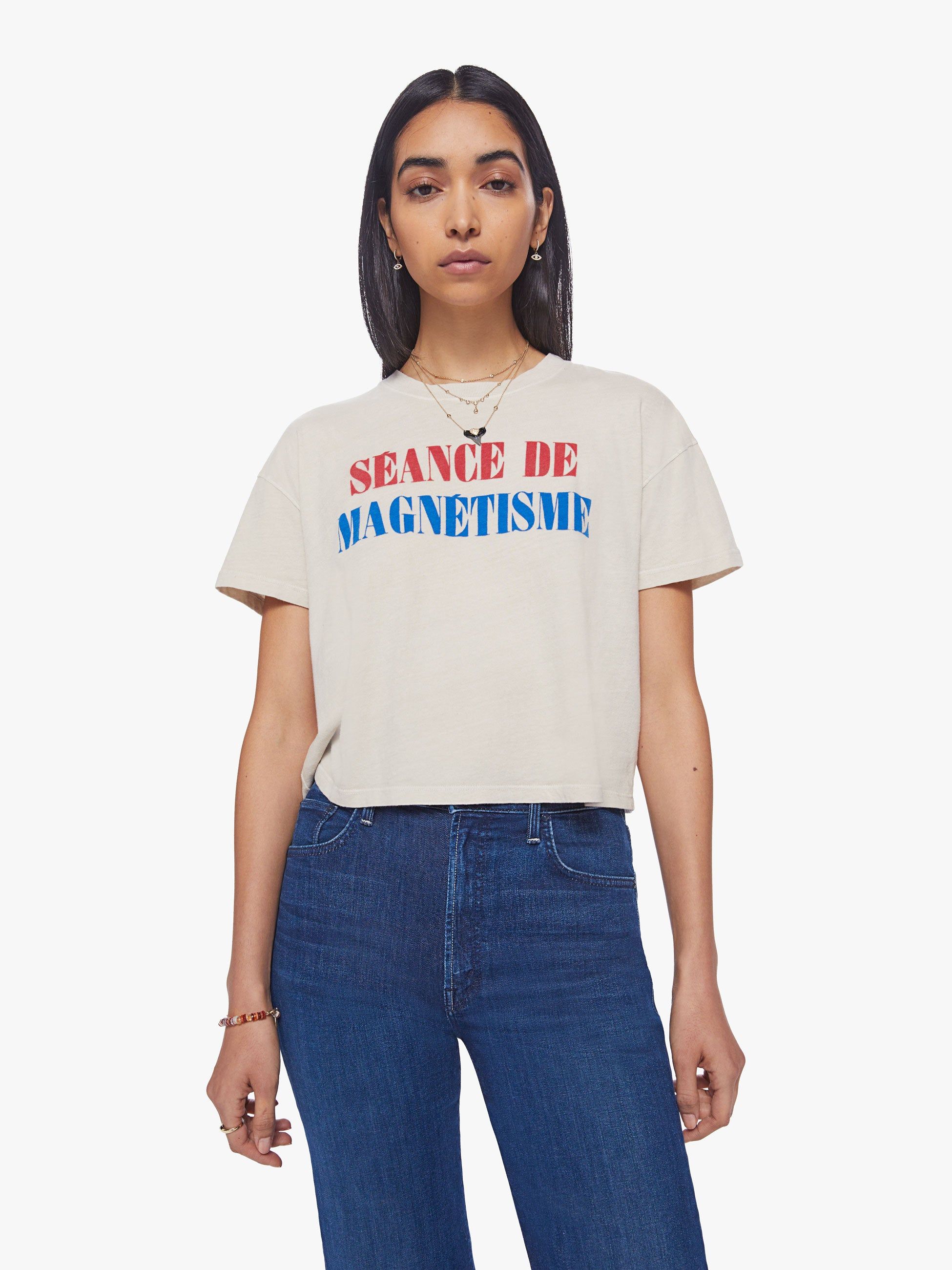 The Grab Bag Crop Tee - Magnetisme sold by MOTHER