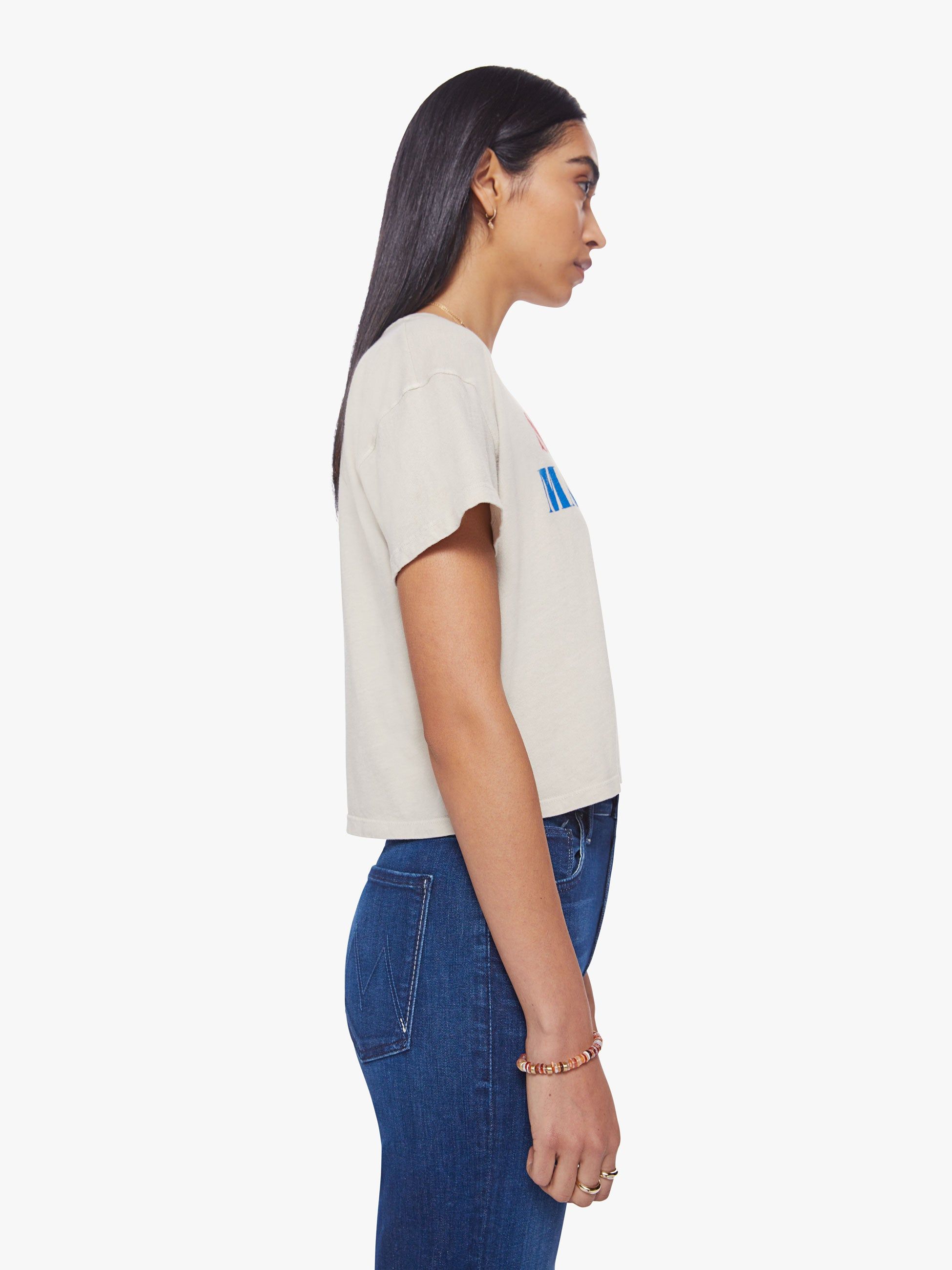 The Grab Bag Crop Tee - Magnetisme sold by MOTHER product image thumbnail 3