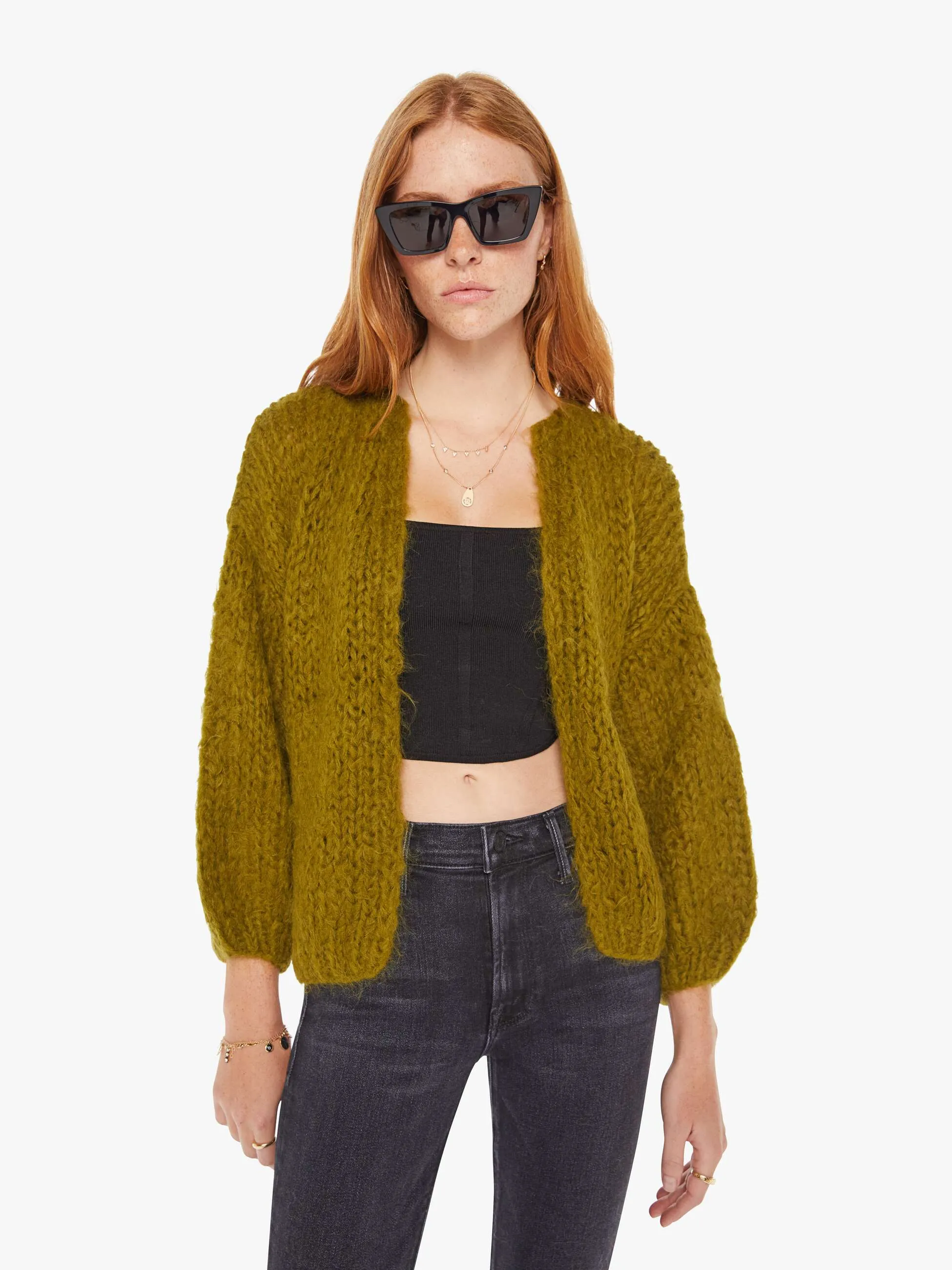 Maiami Alpaca Big Bomber - Khaki sold by MOTHER product image thumbnail 2