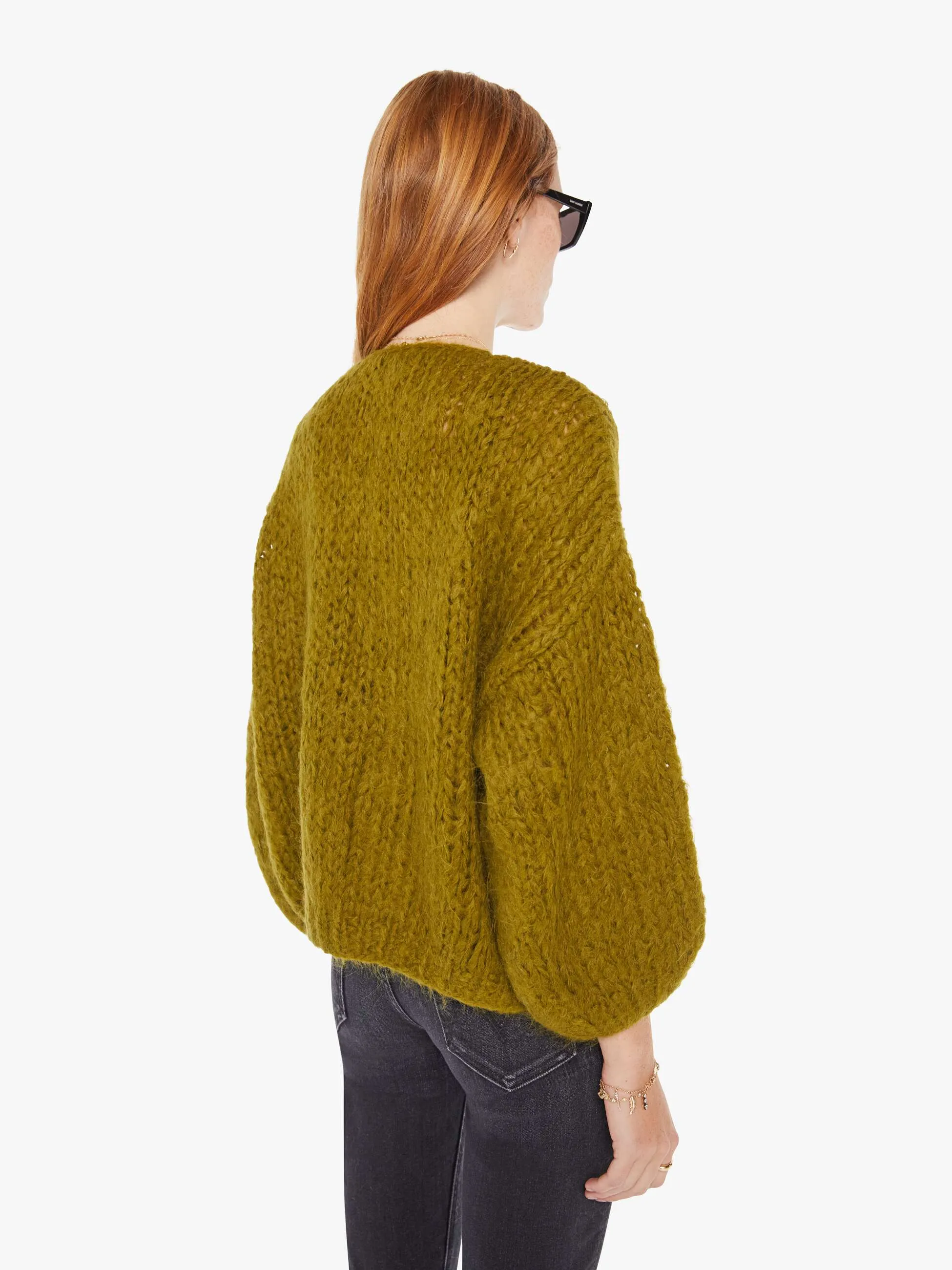 Maiami Alpaca Big Bomber - Khaki sold by MOTHER product image thumbnail 4