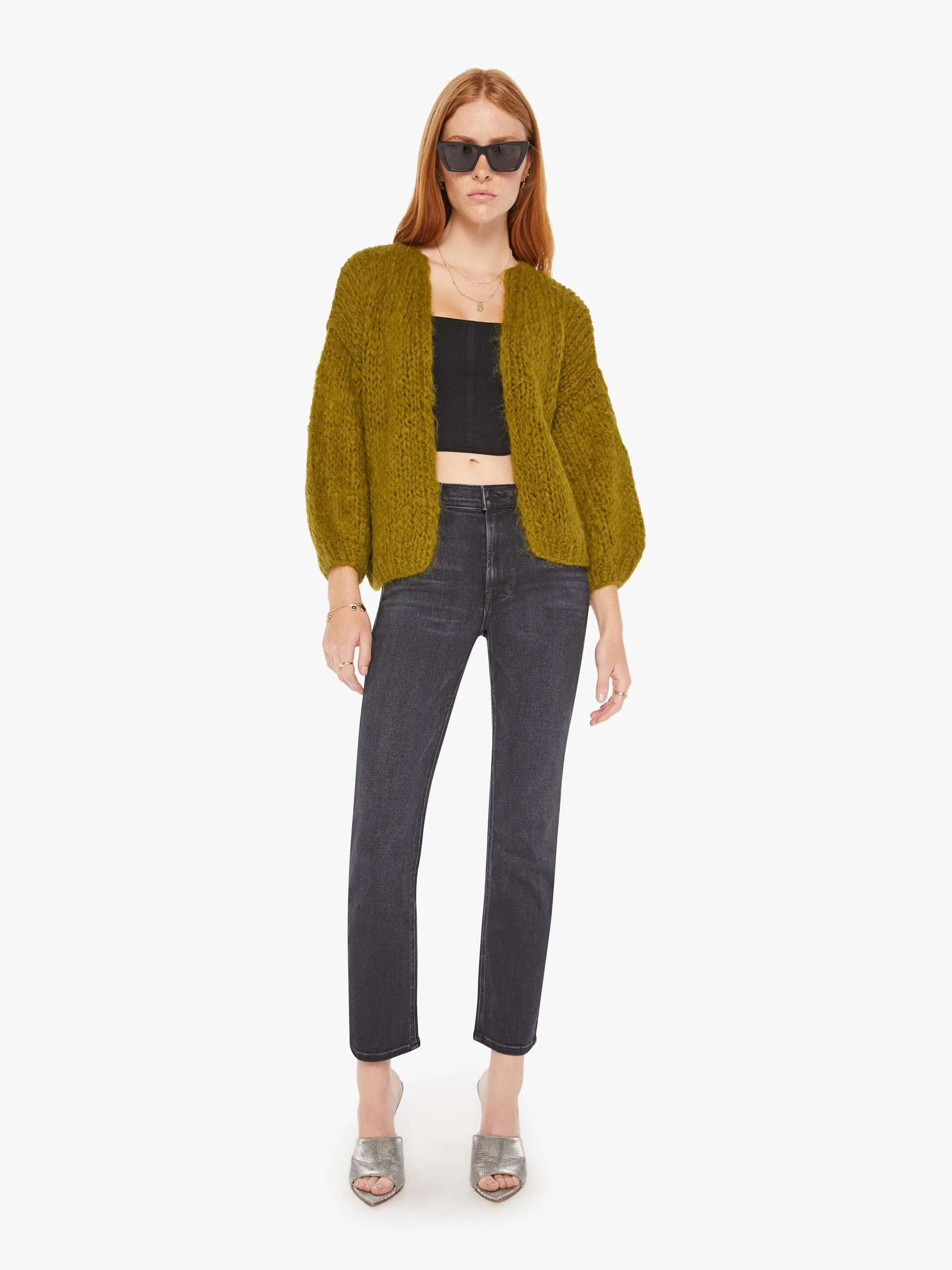 Maiami Alpaca Big Bomber - Khaki sold by MOTHER product image thumbnail 5