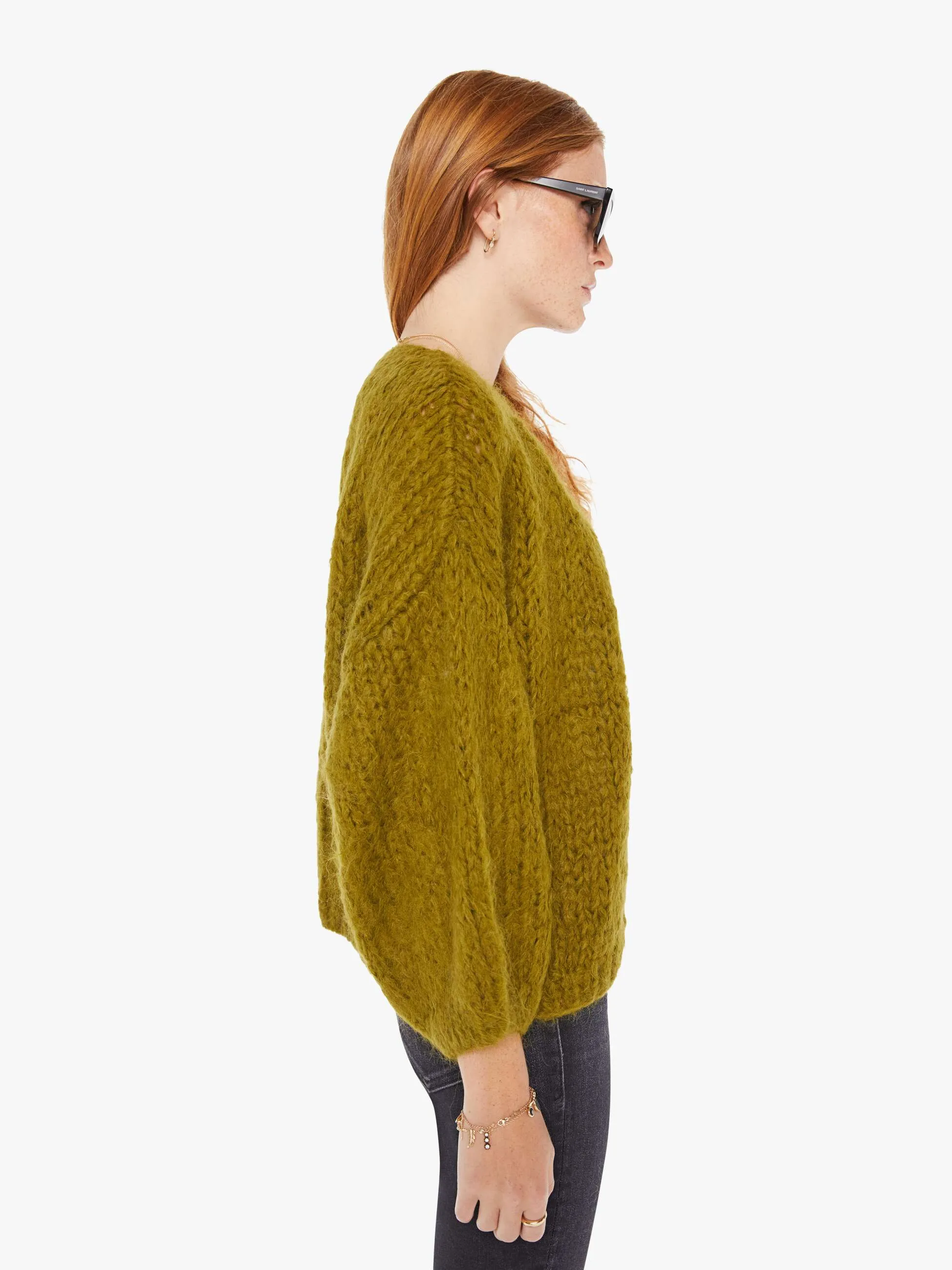Maiami Alpaca Big Bomber - Khaki sold by MOTHER product image thumbnail 3