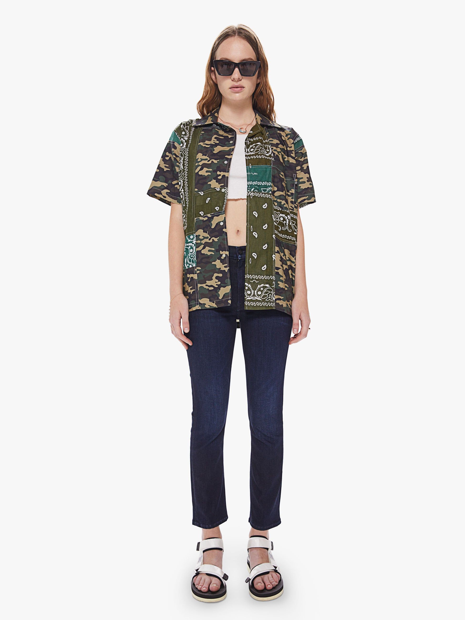 Arizona Love Bowling Shirt - Patch Camo sold by MOTHER product image thumbnail 5