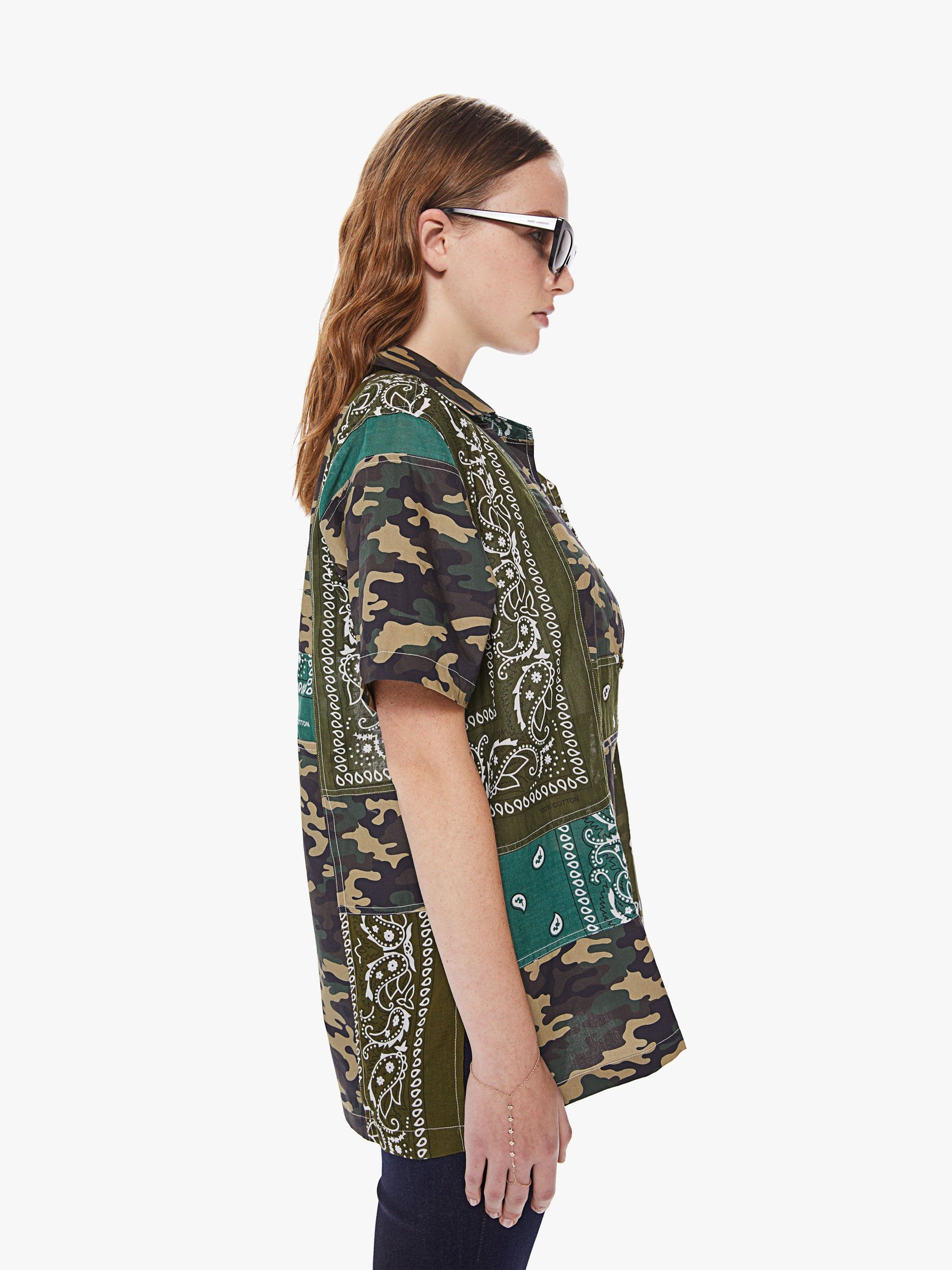 Arizona Love Bowling Shirt - Patch Camo sold by MOTHER product image thumbnail 3