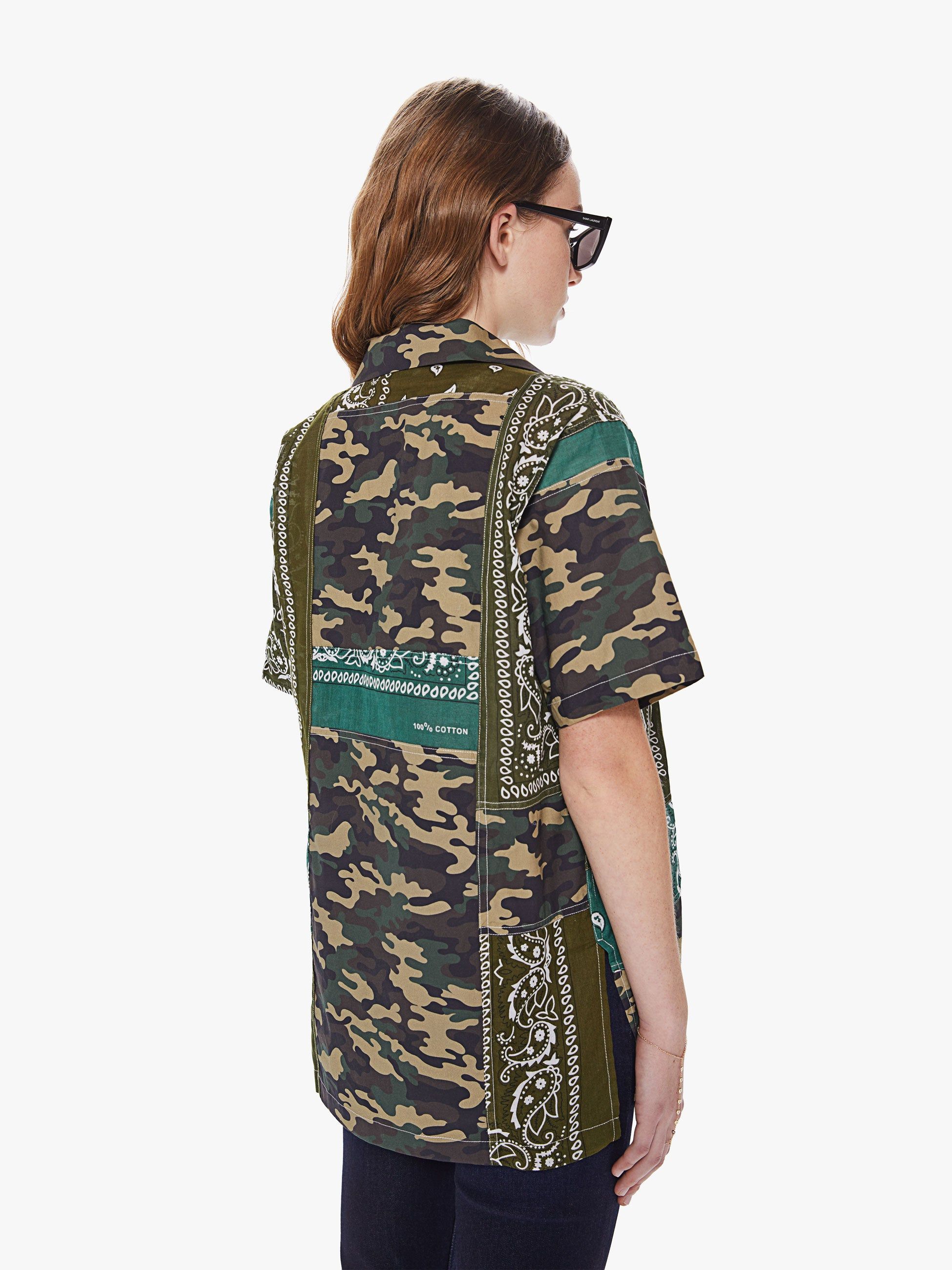 Arizona Love Bowling Shirt - Patch Camo sold by MOTHER product image thumbnail 4