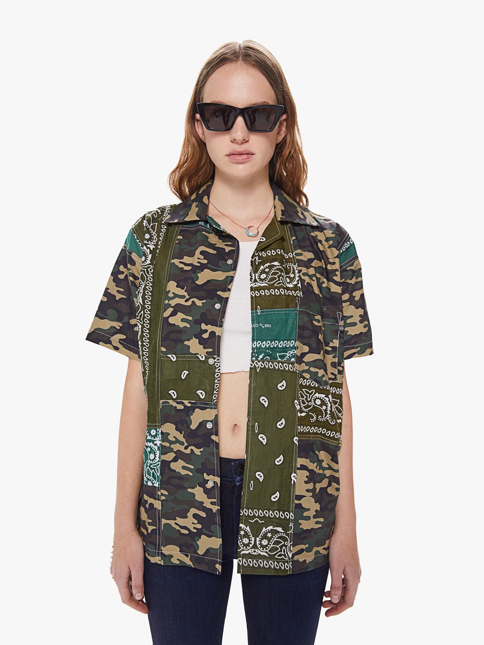 Arizona Love Bowling Shirt - Patch Camo sold by MOTHER product image thumbnail 2