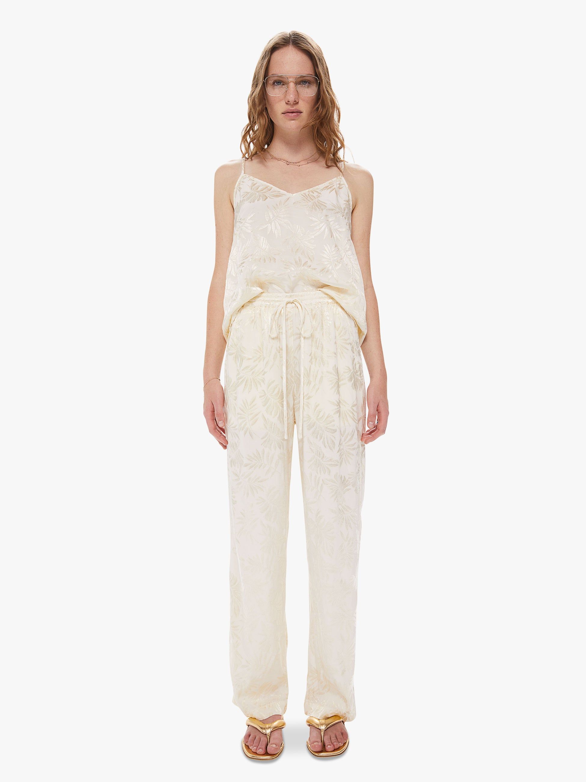 XiRENA Soren Pant - Cream Palm sold by MOTHER