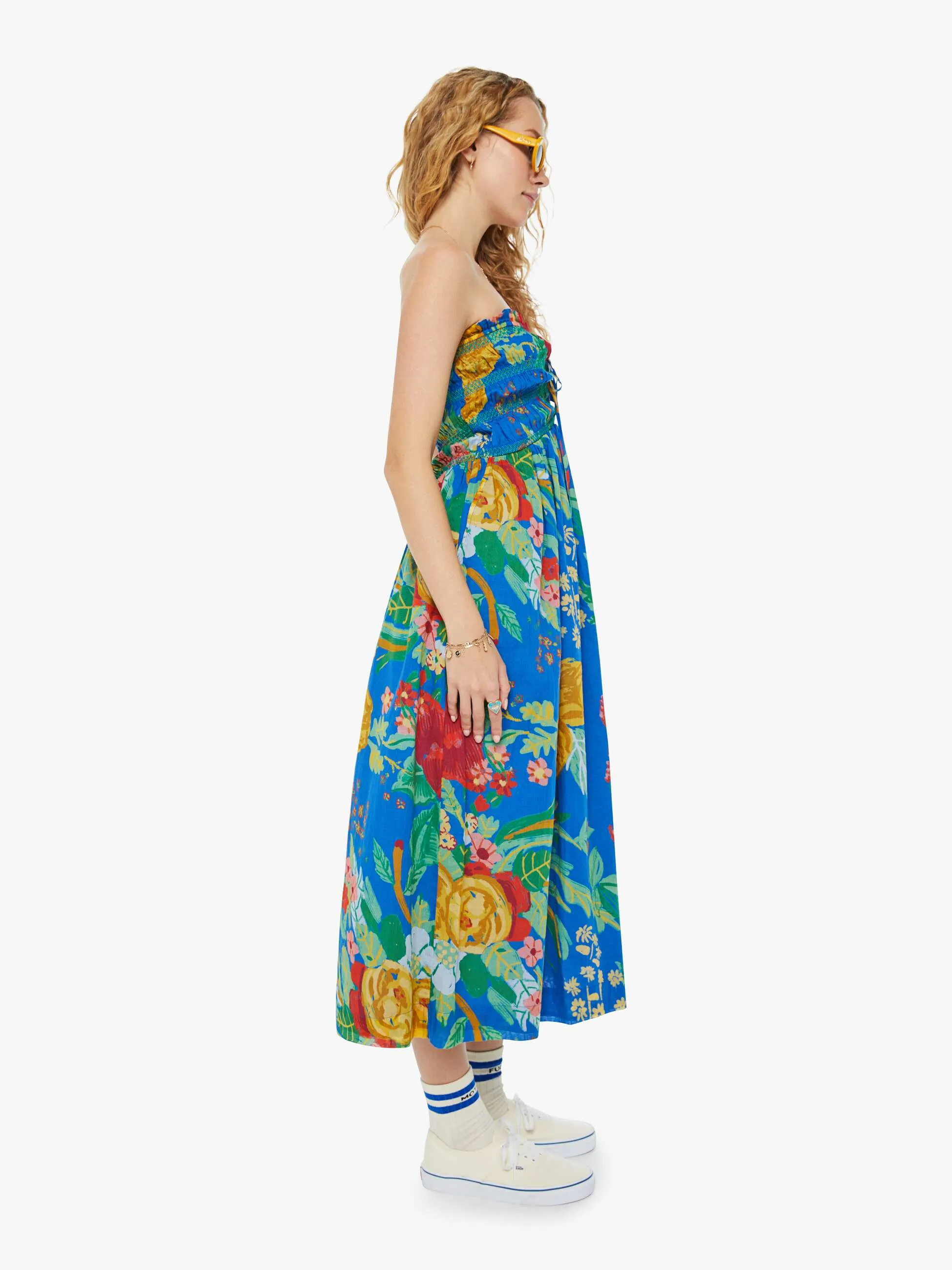 The Screeching Halter Dress - Late Bloomer sold by MOTHER product image thumbnail 3