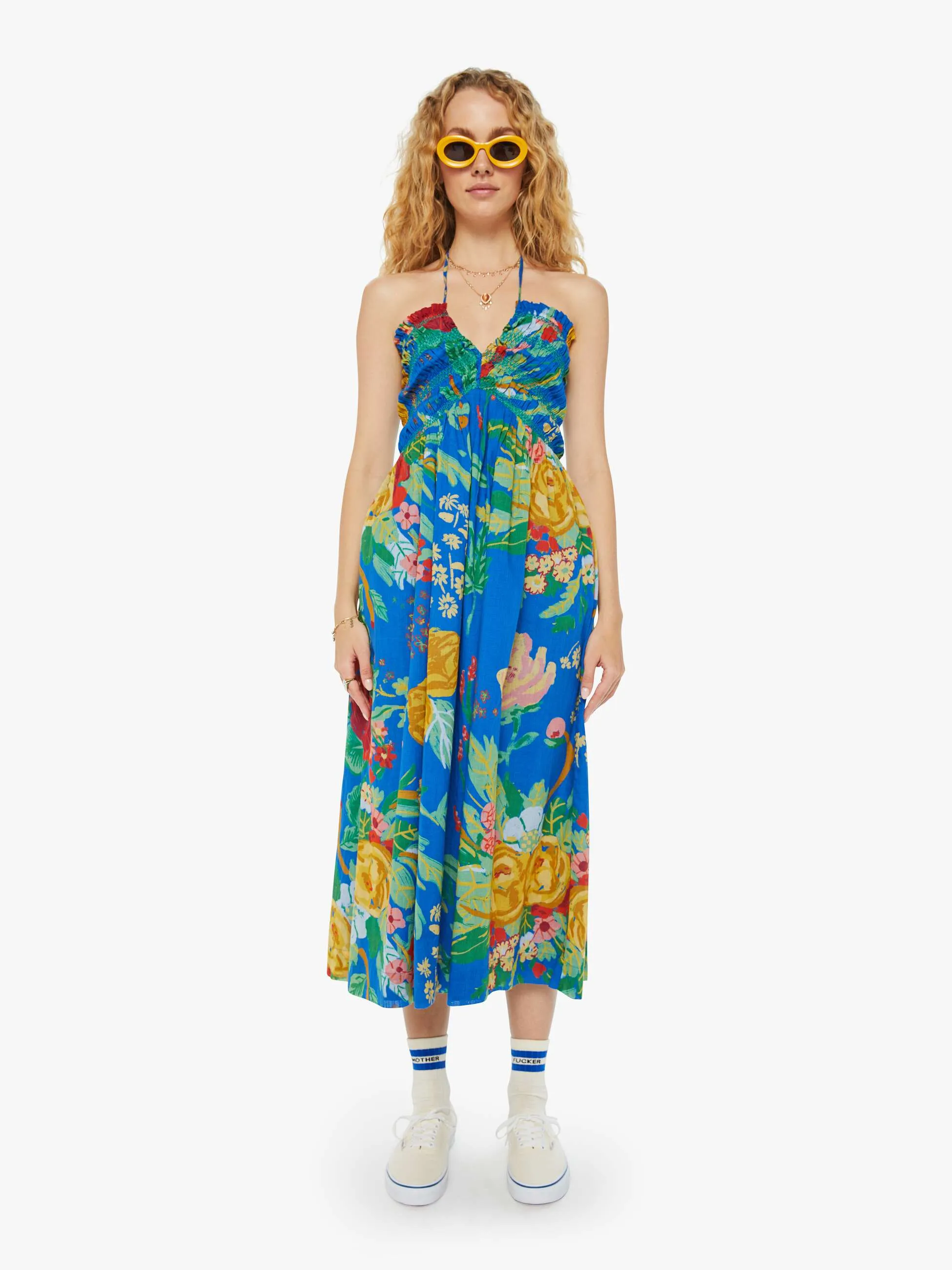 The Screeching Halter Dress - Late Bloomer sold by MOTHER product image thumbnail 2