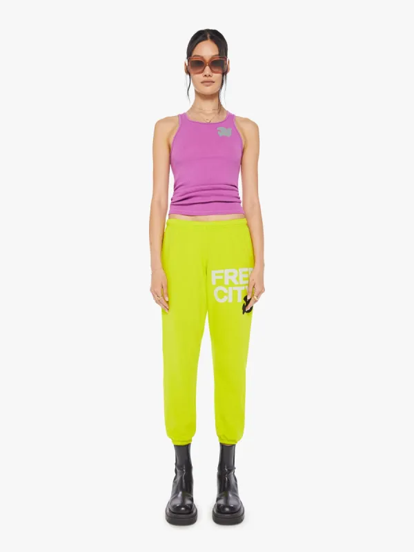 FREECITY Large Sweatpant - Gloyellow sold by MOTHER