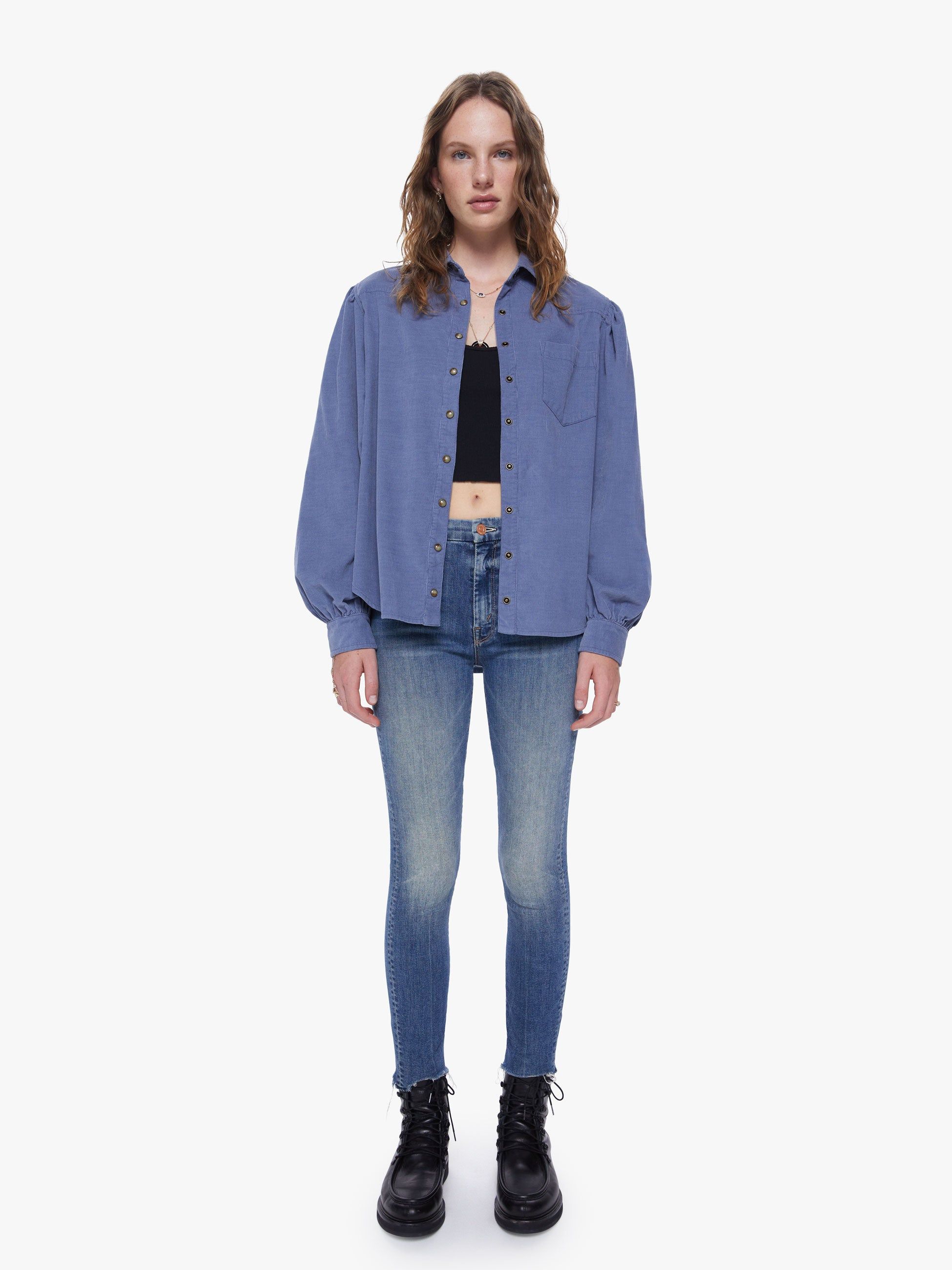 XiRENA Wylan Shirt - Bluebell sold by MOTHER product image thumbnail 5