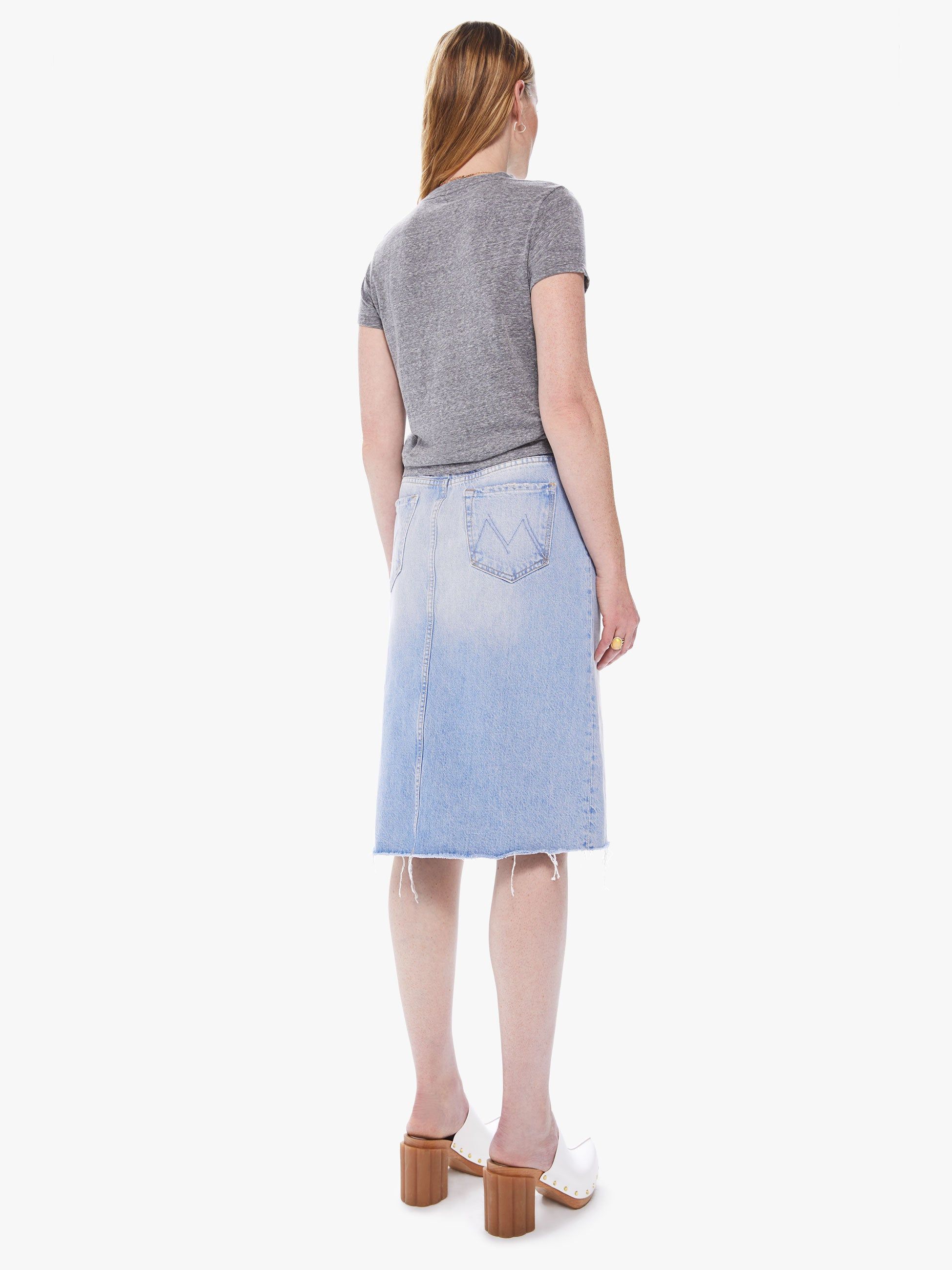 The Ditcher Midi Skirt Fray - Didn't I Warn You sold by MOTHER product image thumbnail 4