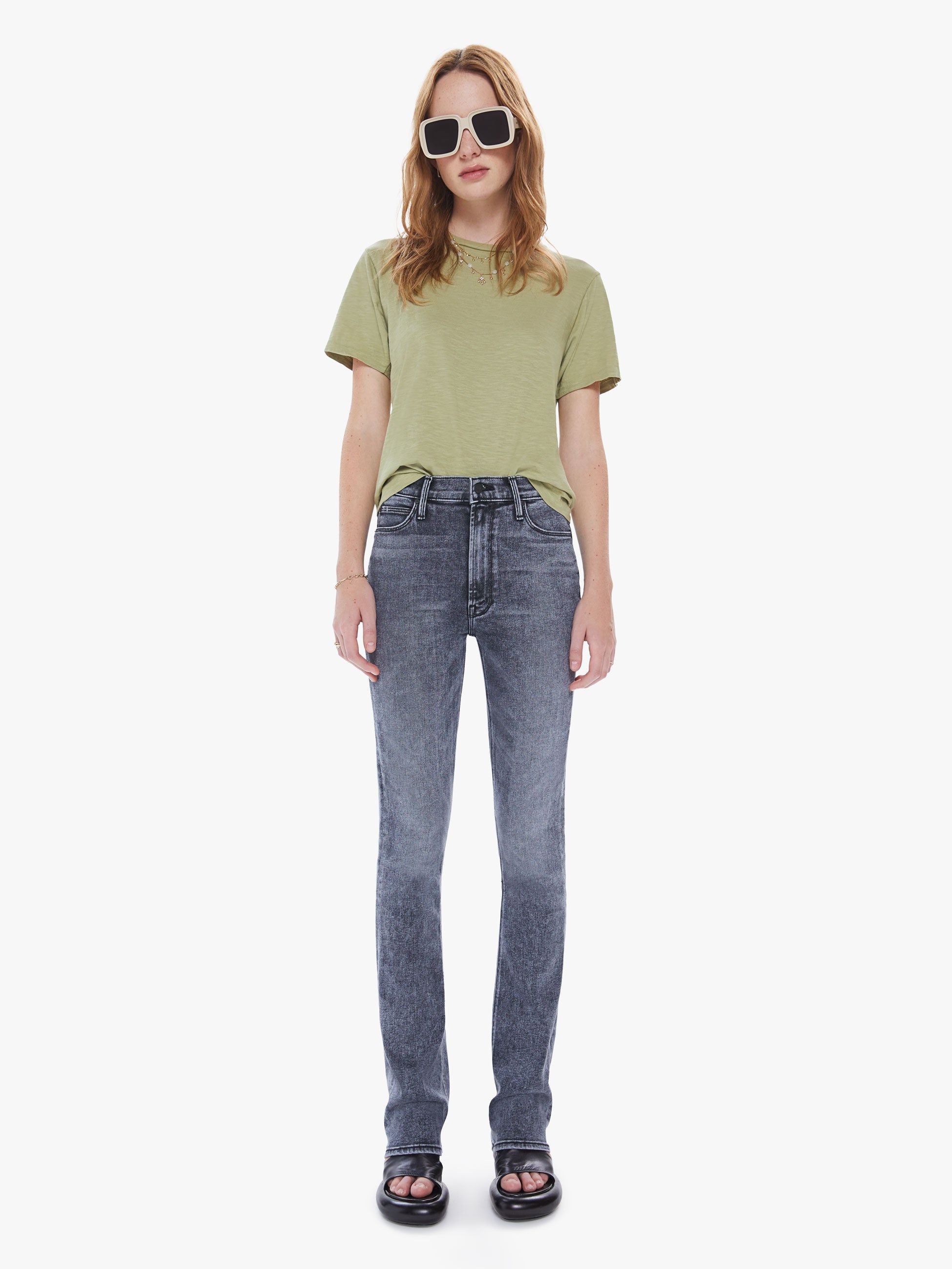 Velva Sheen Rolled Short Sleeve Tee - V Green sold by MOTHER product image thumbnail 5