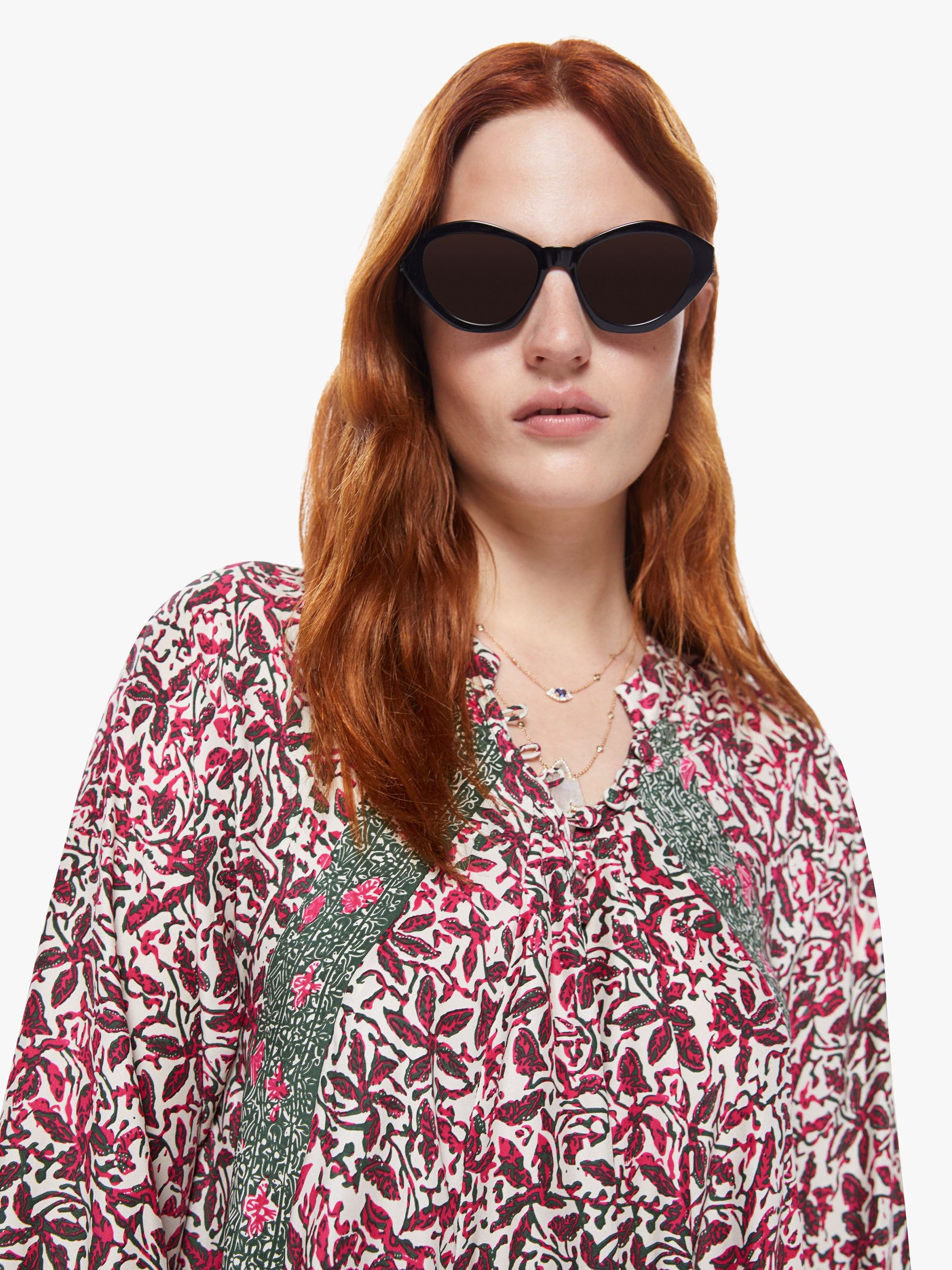 Natalie Martin Fiore Maxi - Gloriosa Print Watermelon sold by MOTHER product image thumbnail 5