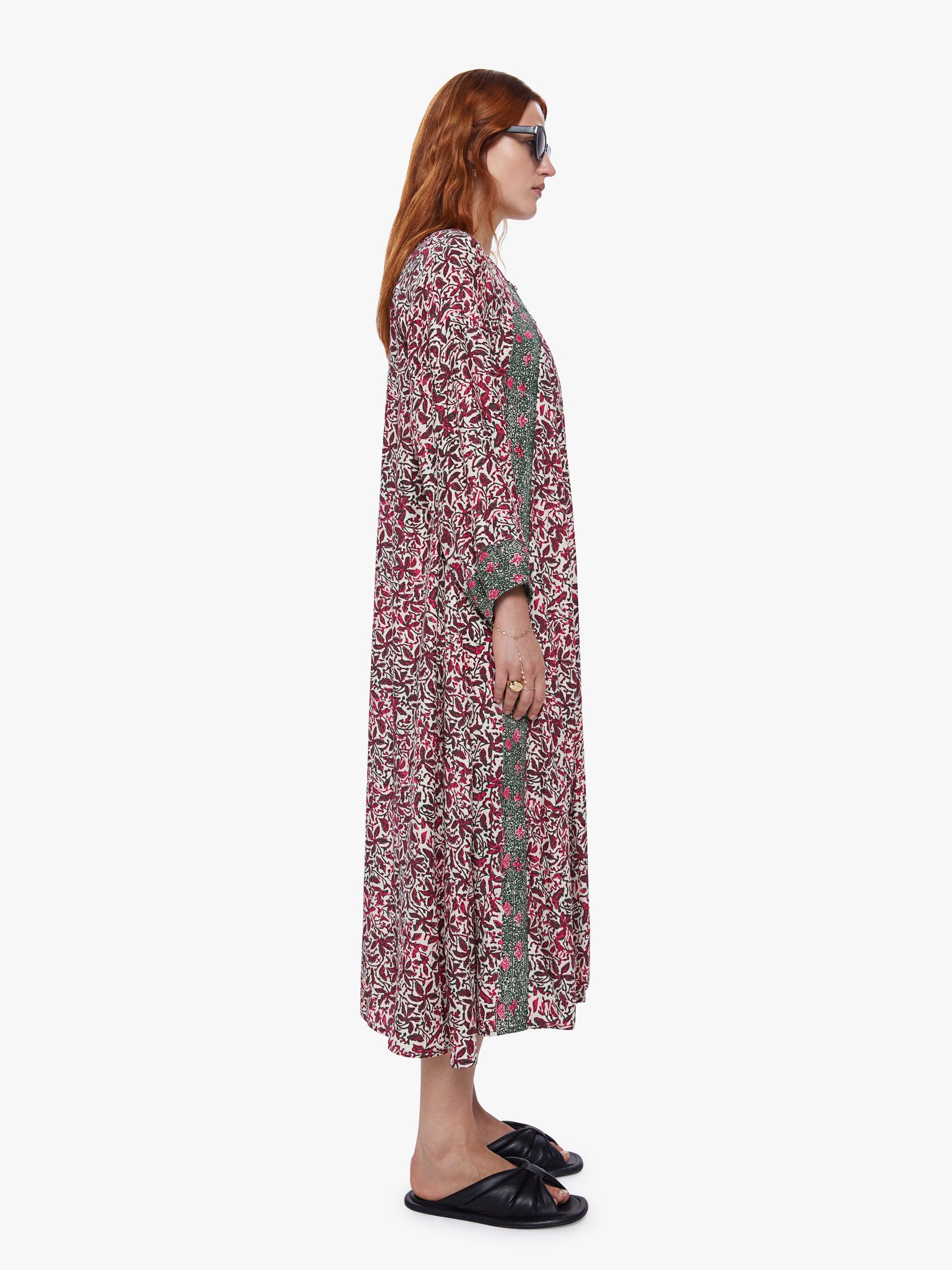 Natalie Martin Fiore Maxi - Gloriosa Print Watermelon sold by MOTHER product image thumbnail 3