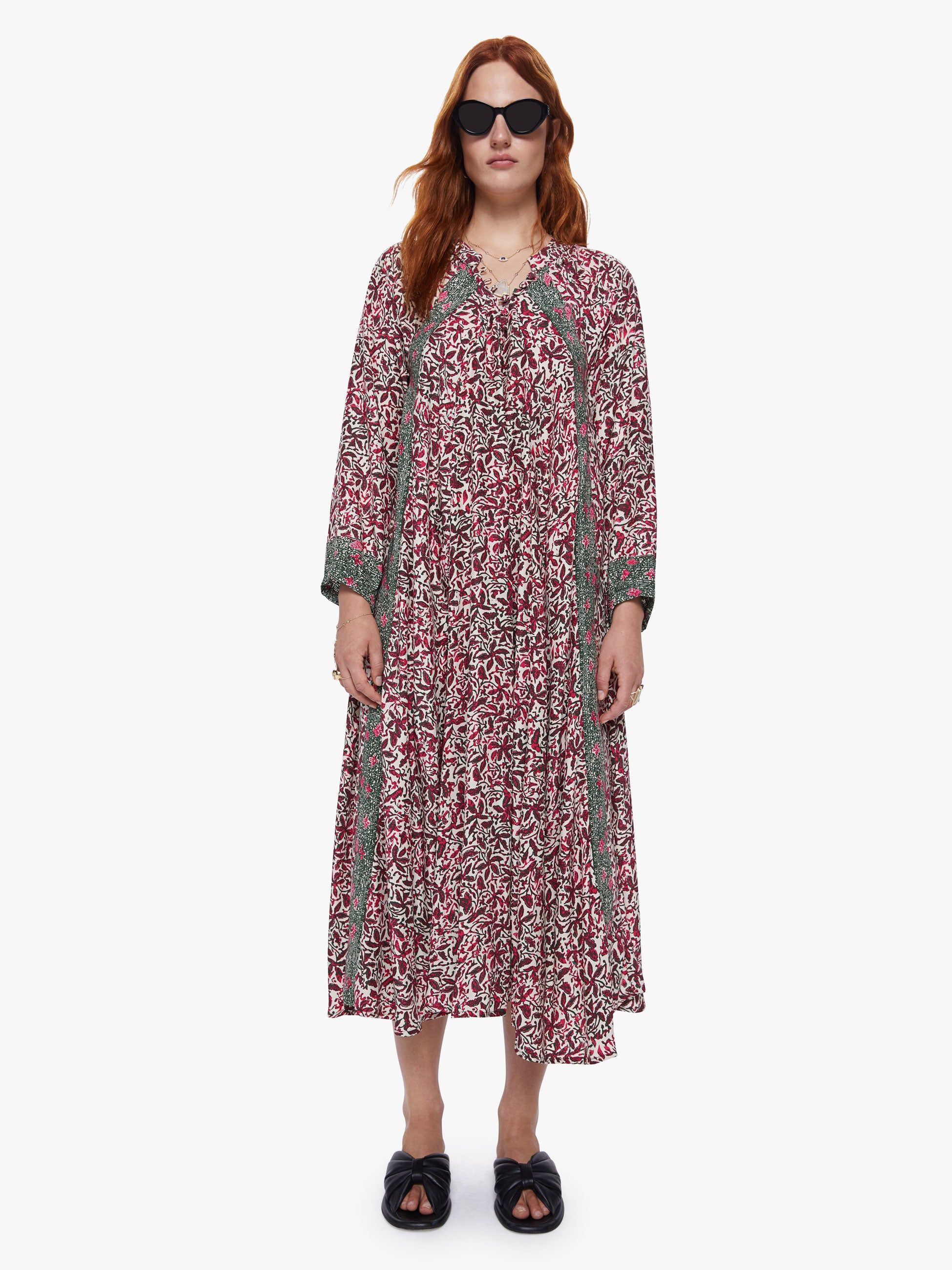 Natalie Martin Fiore Maxi - Gloriosa Print Watermelon sold by MOTHER product image thumbnail 2