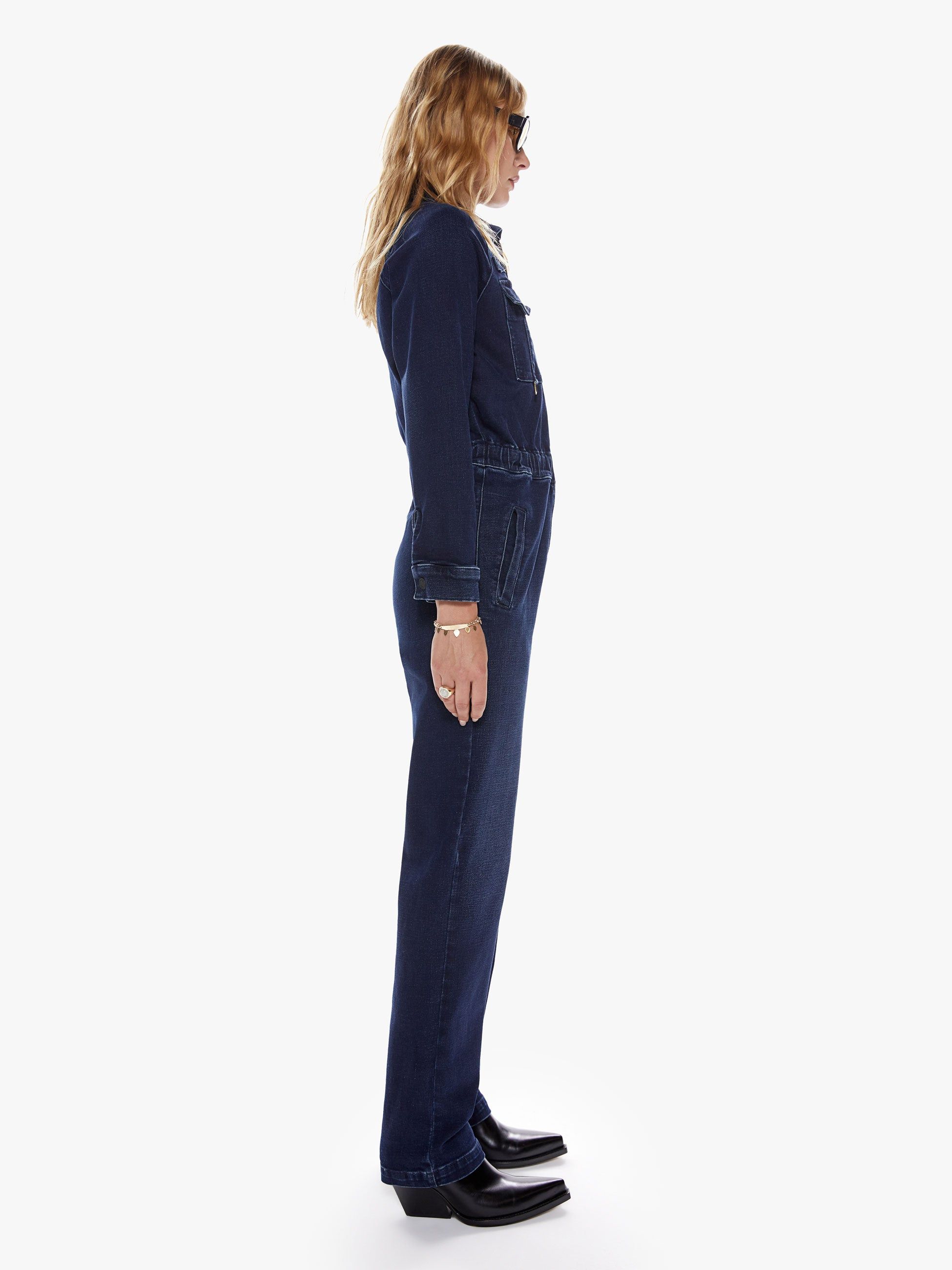 The Racer Jumpsuit - Catch Me If You Can sold by MOTHER product image thumbnail 3