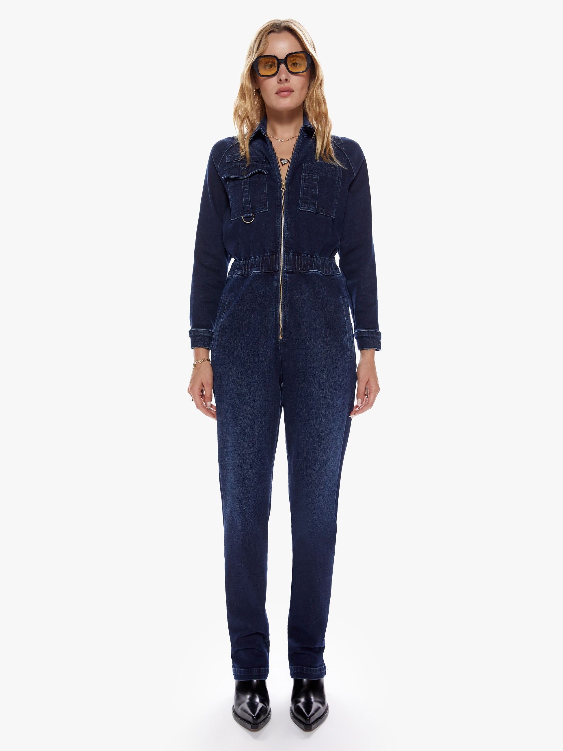 The Racer Jumpsuit - Catch Me If You Can sold by MOTHER product image thumbnail 2