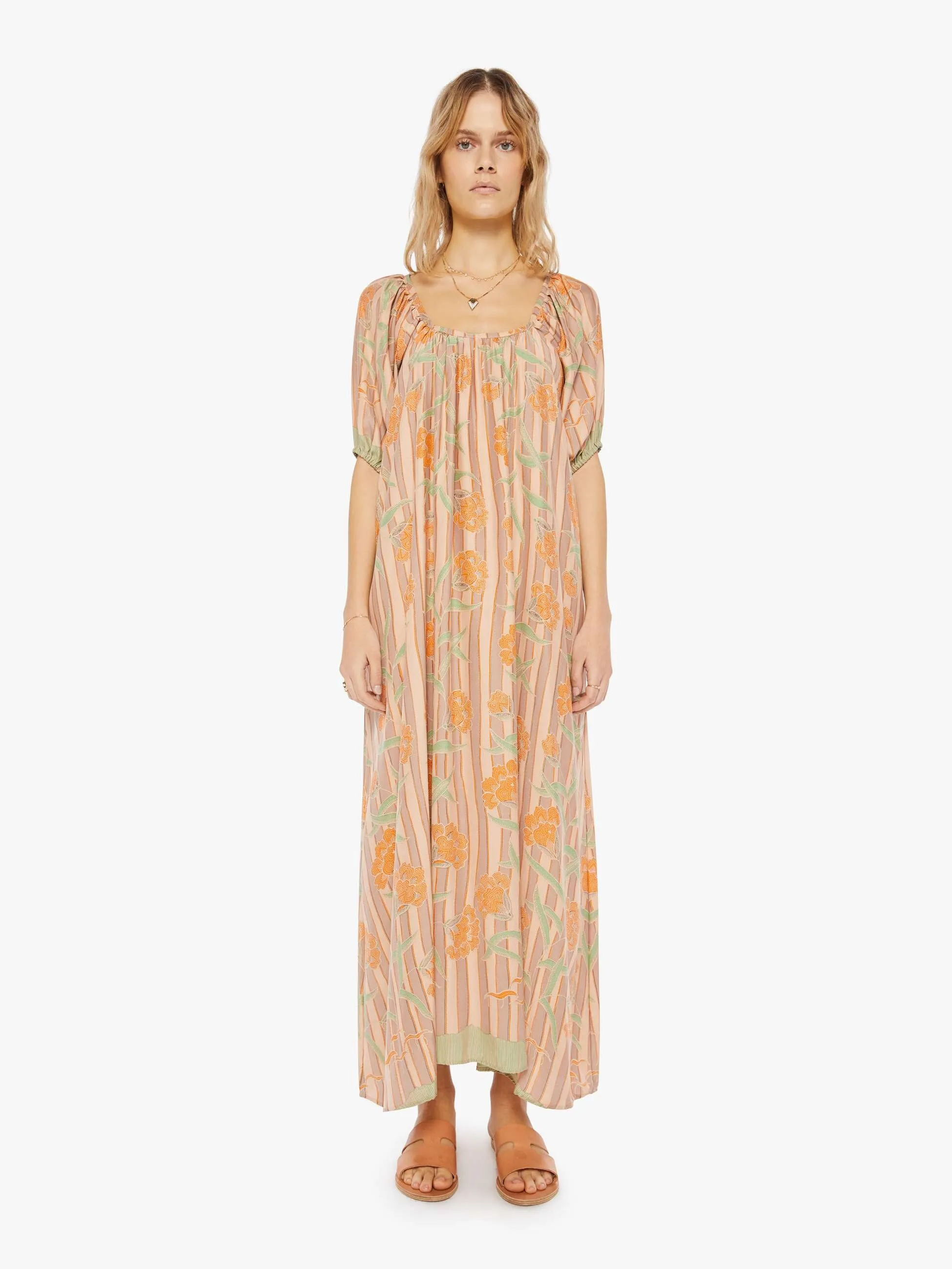 Natalie Martin Vivi Dress - Chamomile Apricot sold by MOTHER product image thumbnail 2