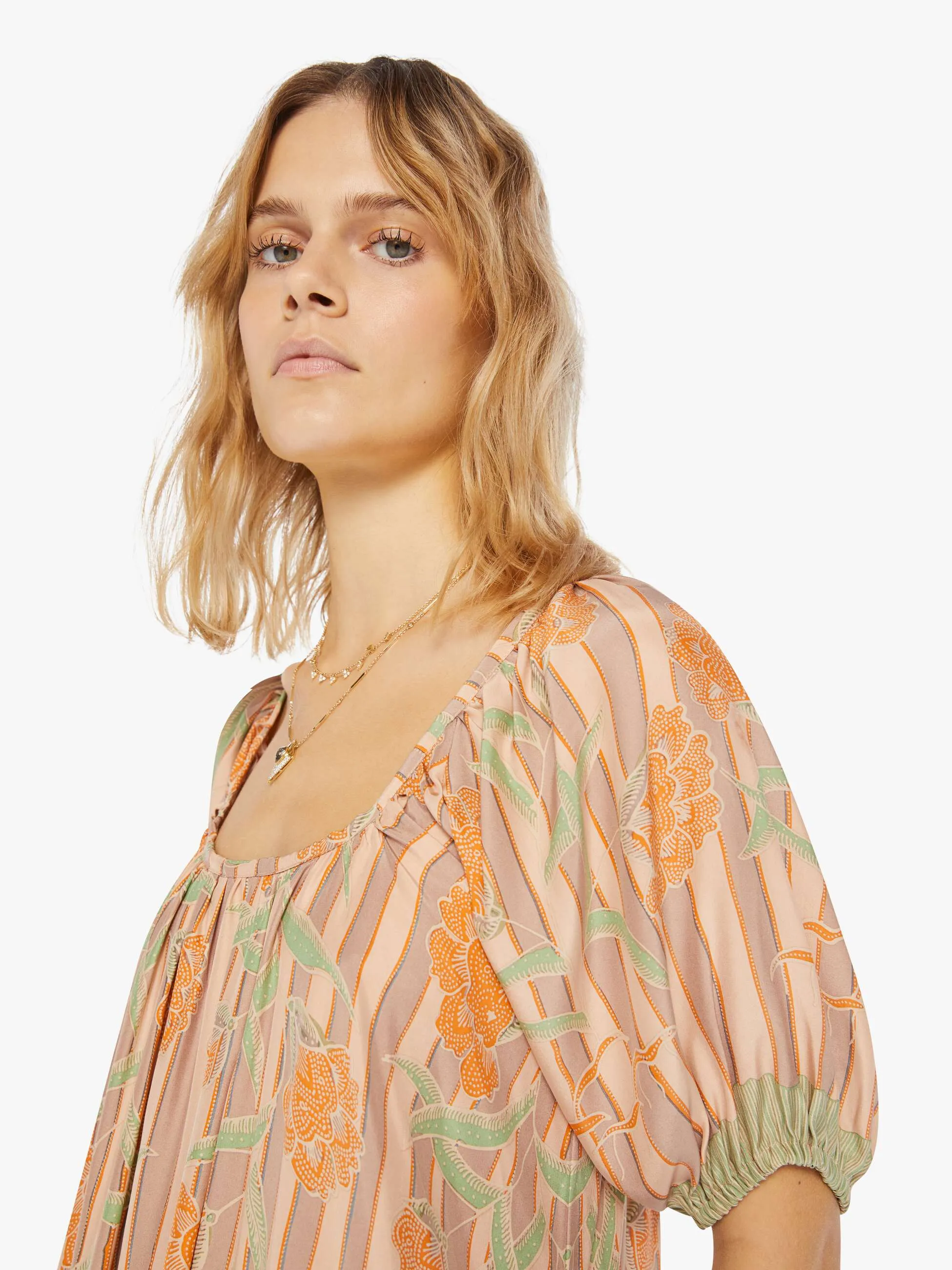 Natalie Martin Vivi Dress - Chamomile Apricot sold by MOTHER product image thumbnail 5