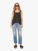 Natalie Martin Jasmine Top - Black Silk sold by MOTHER