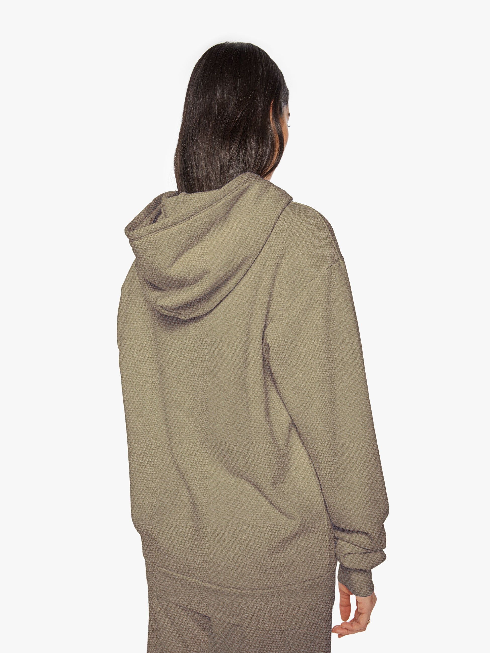 SPRWMN Heart Hoodie - Moss sold by MOTHER product image thumbnail 3