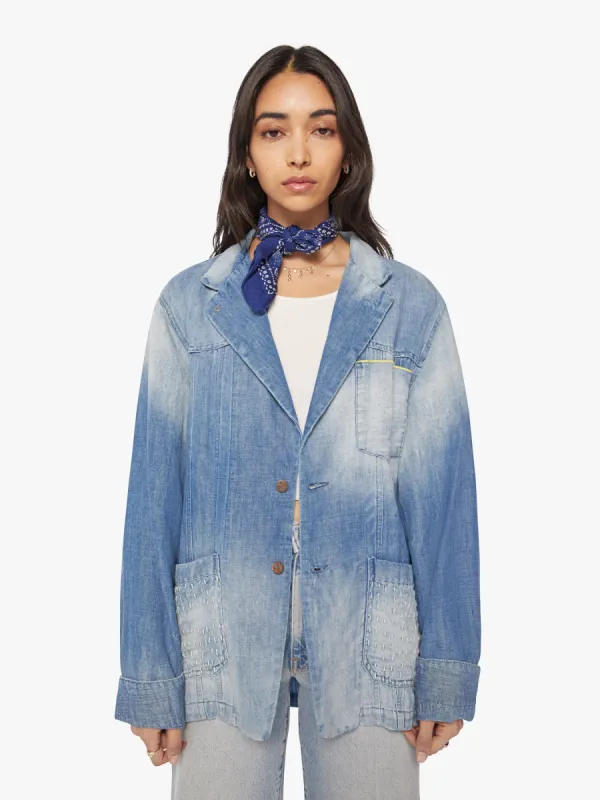 Dr. Collectors Dallas Jr Jacket - Sun Faded Sashiko Embroidery made by MOTHER
