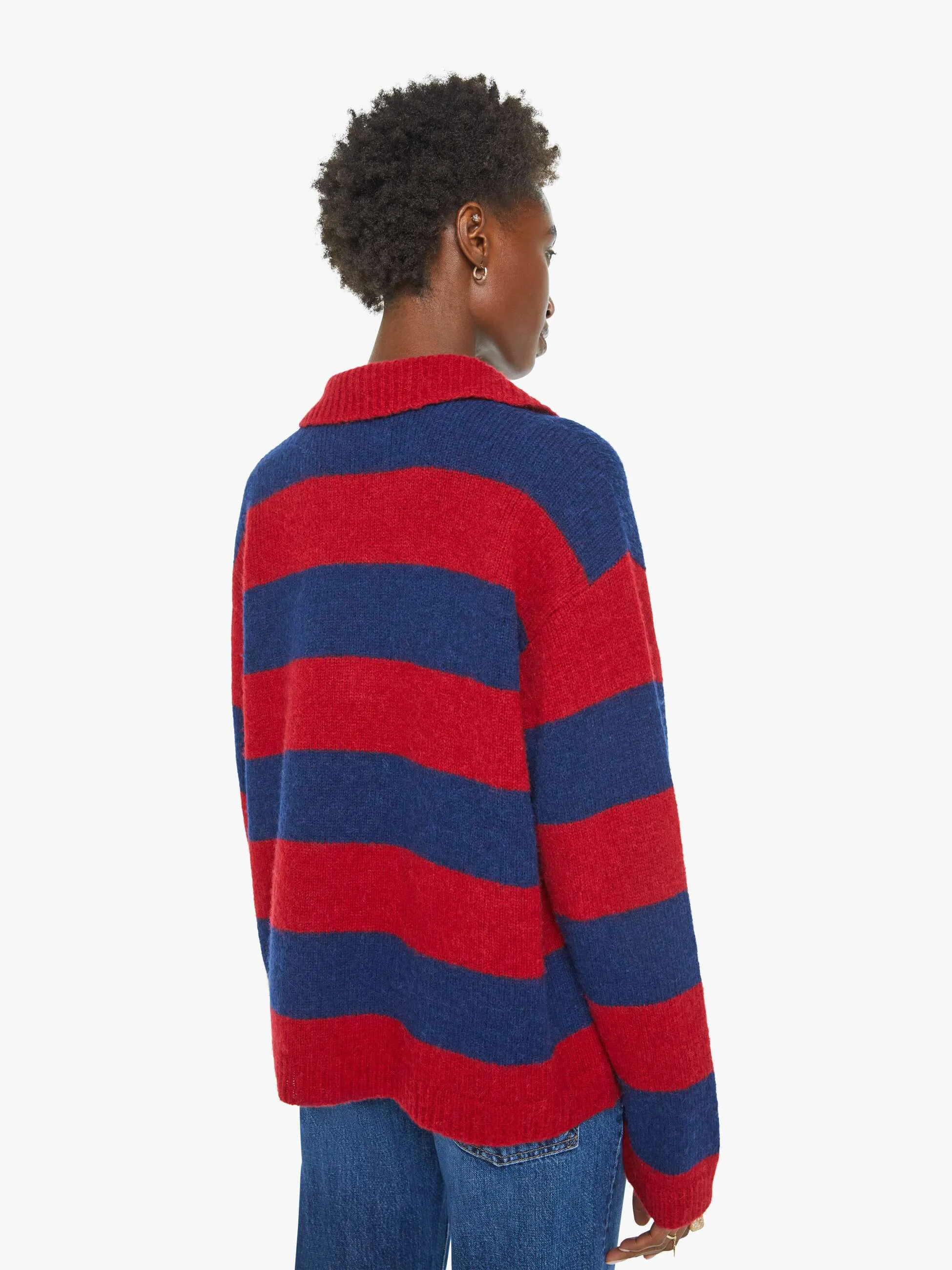 XiRENA Brenton Sweater - Red Blue sold by MOTHER product image thumbnail 4