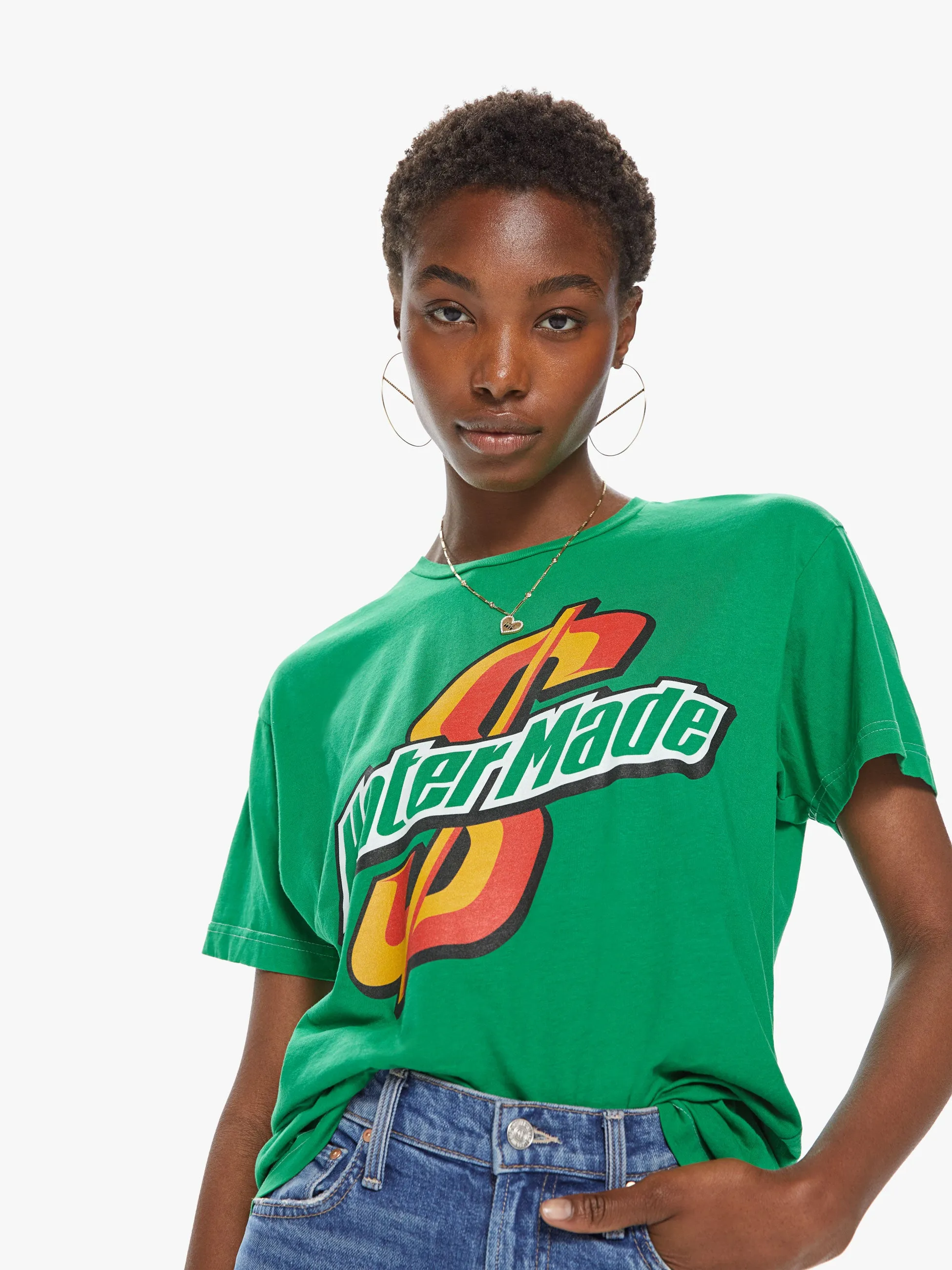 Cloney Hatermade Tee - Green sold by MOTHER product image thumbnail 4