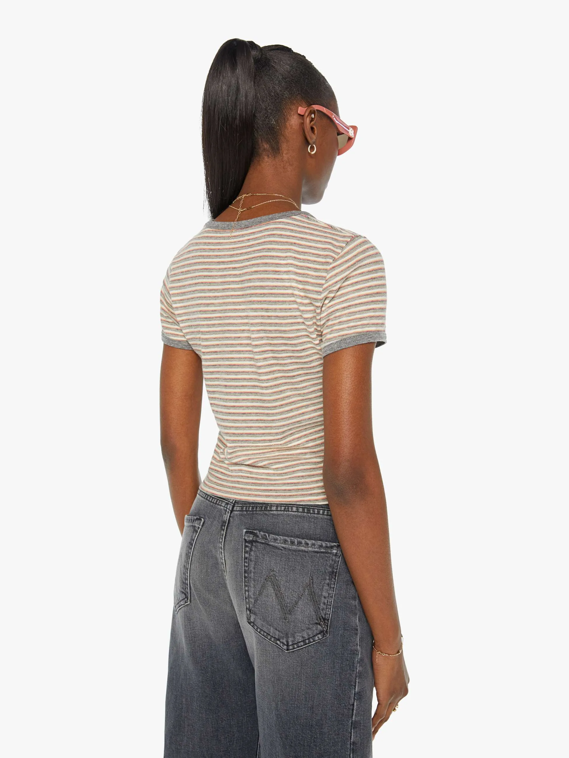 The Itty Bitty Ringer - Red Multi sold by MOTHER product image thumbnail 4