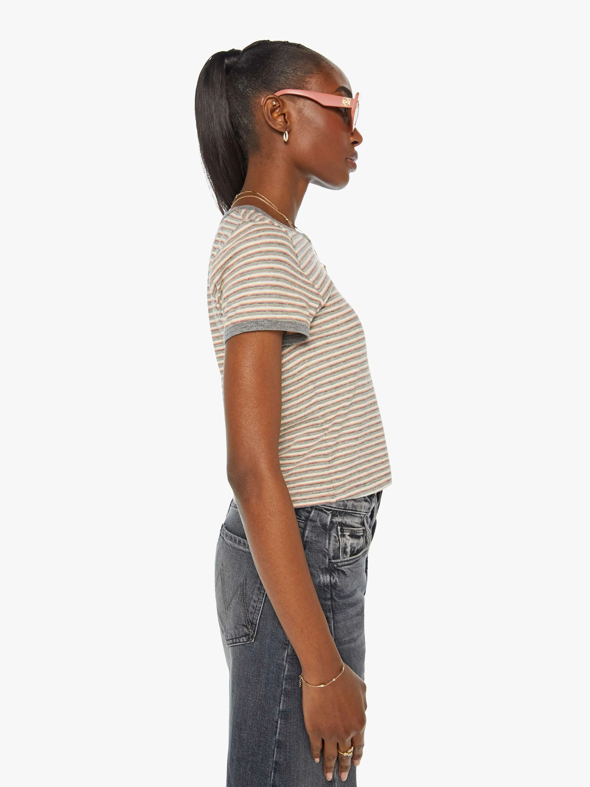 The Itty Bitty Ringer - Red Multi sold by MOTHER product image thumbnail 3