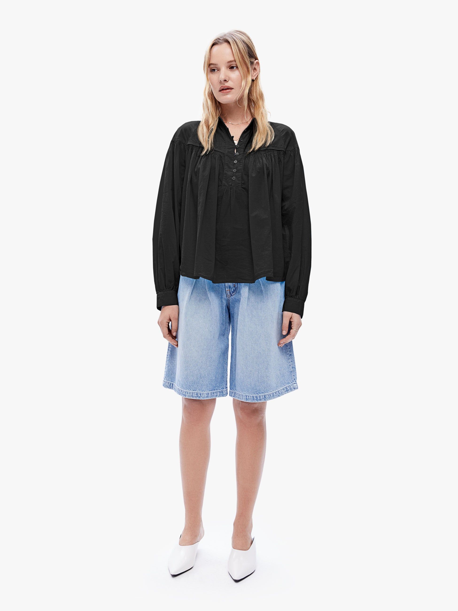 XiRENA Delilah Top - Black sold by MOTHER product image thumbnail 4