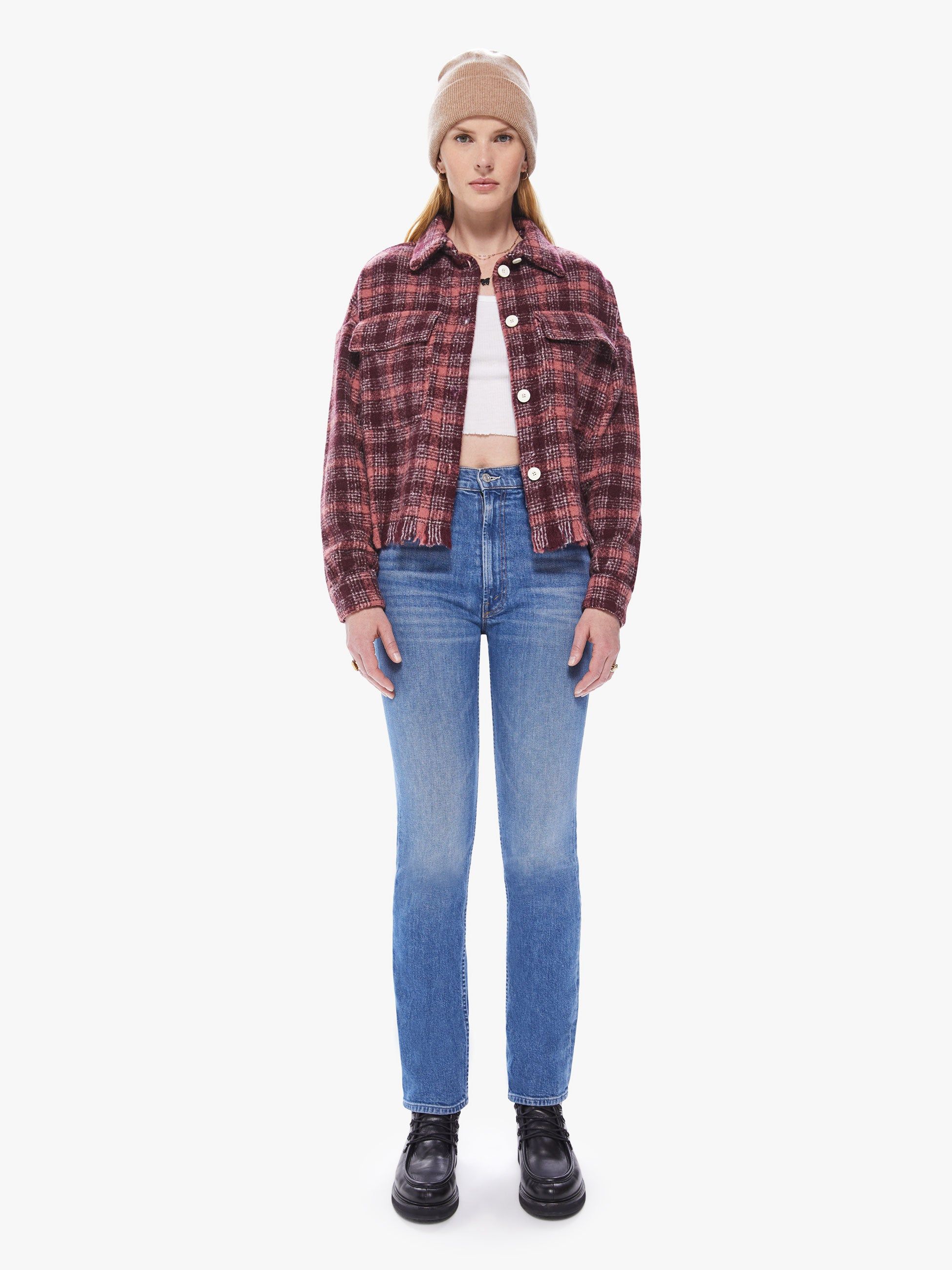 Destin Milva Colr Shirt - Burgundy sold by MOTHER product image thumbnail 5