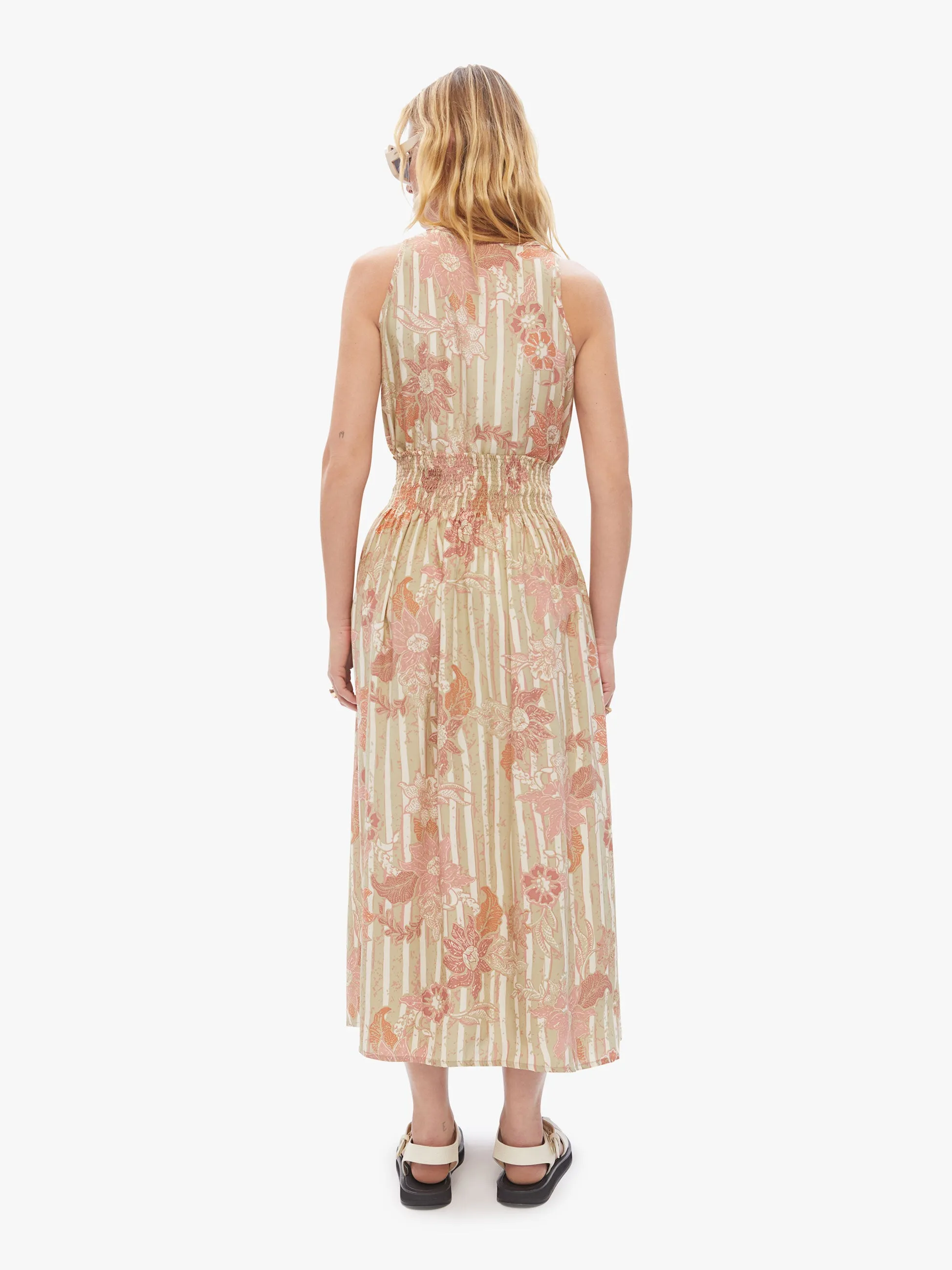 Natalie Martin Bella Skirt - Sunflower Stripe Print Clay sold by MOTHER product image thumbnail 4