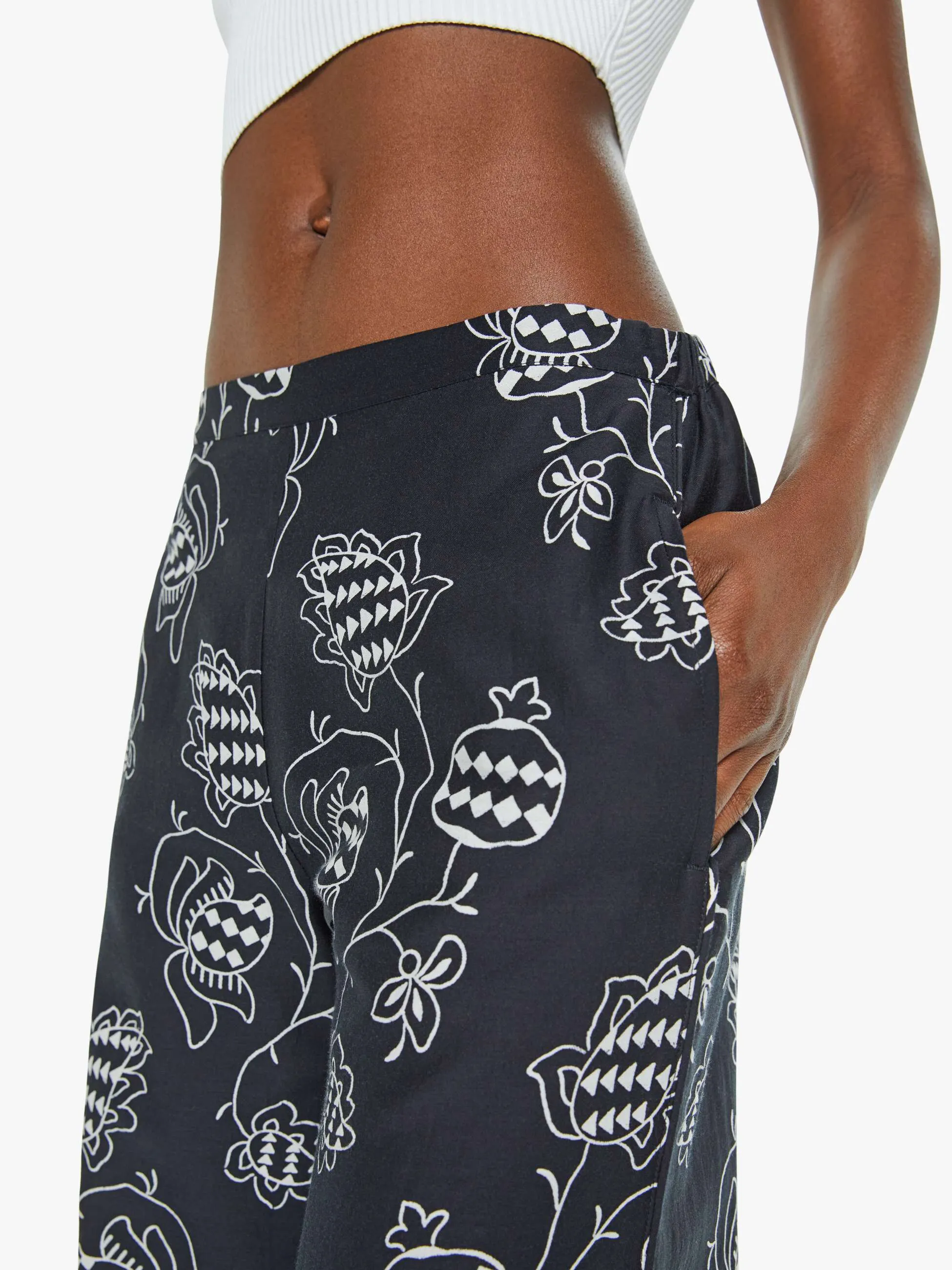 XiRENA Pippen Pant - Black Pom sold by MOTHER product image thumbnail 5