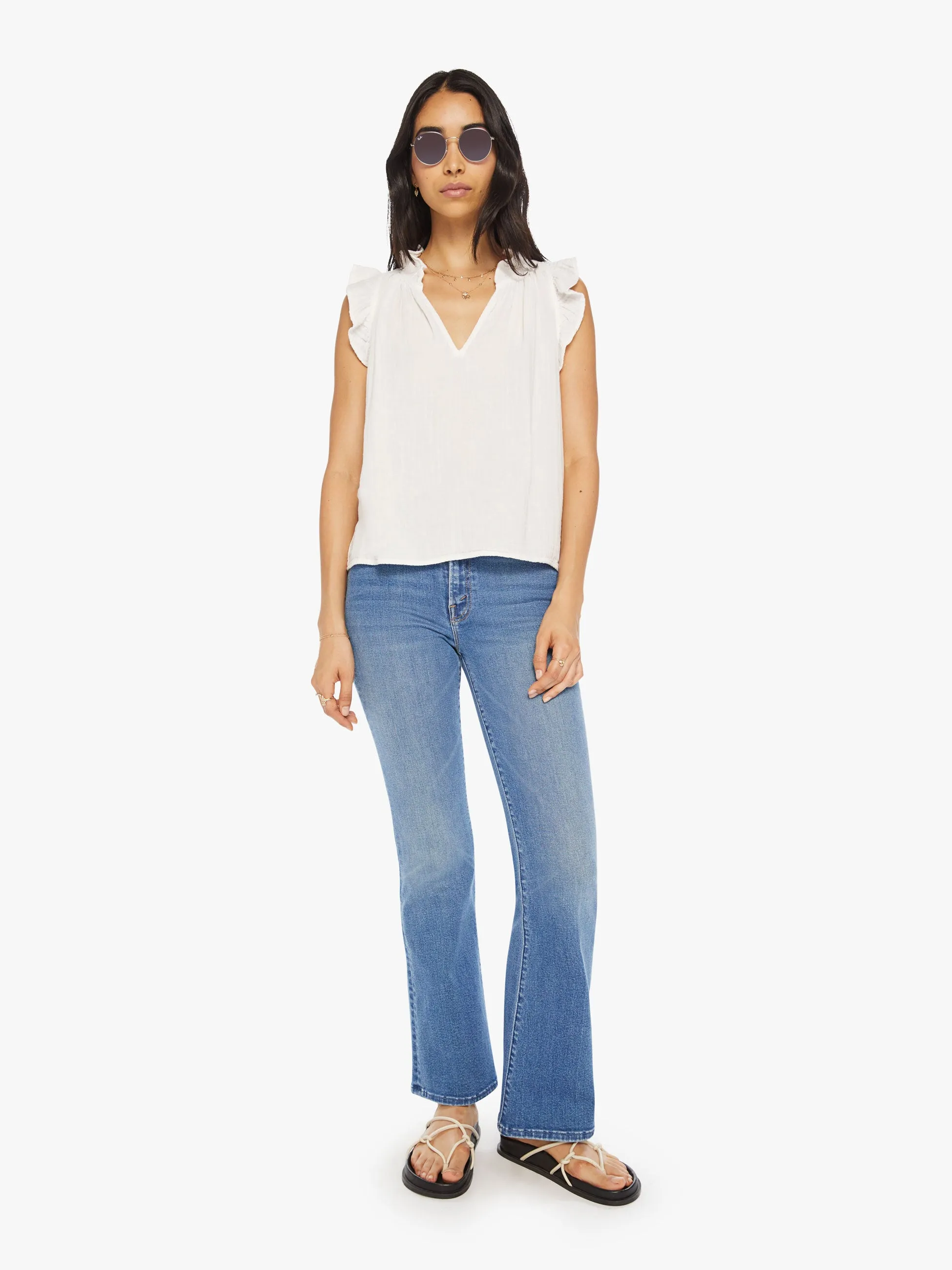 XiRENA Bex Top - White sold by MOTHER product image thumbnail 5