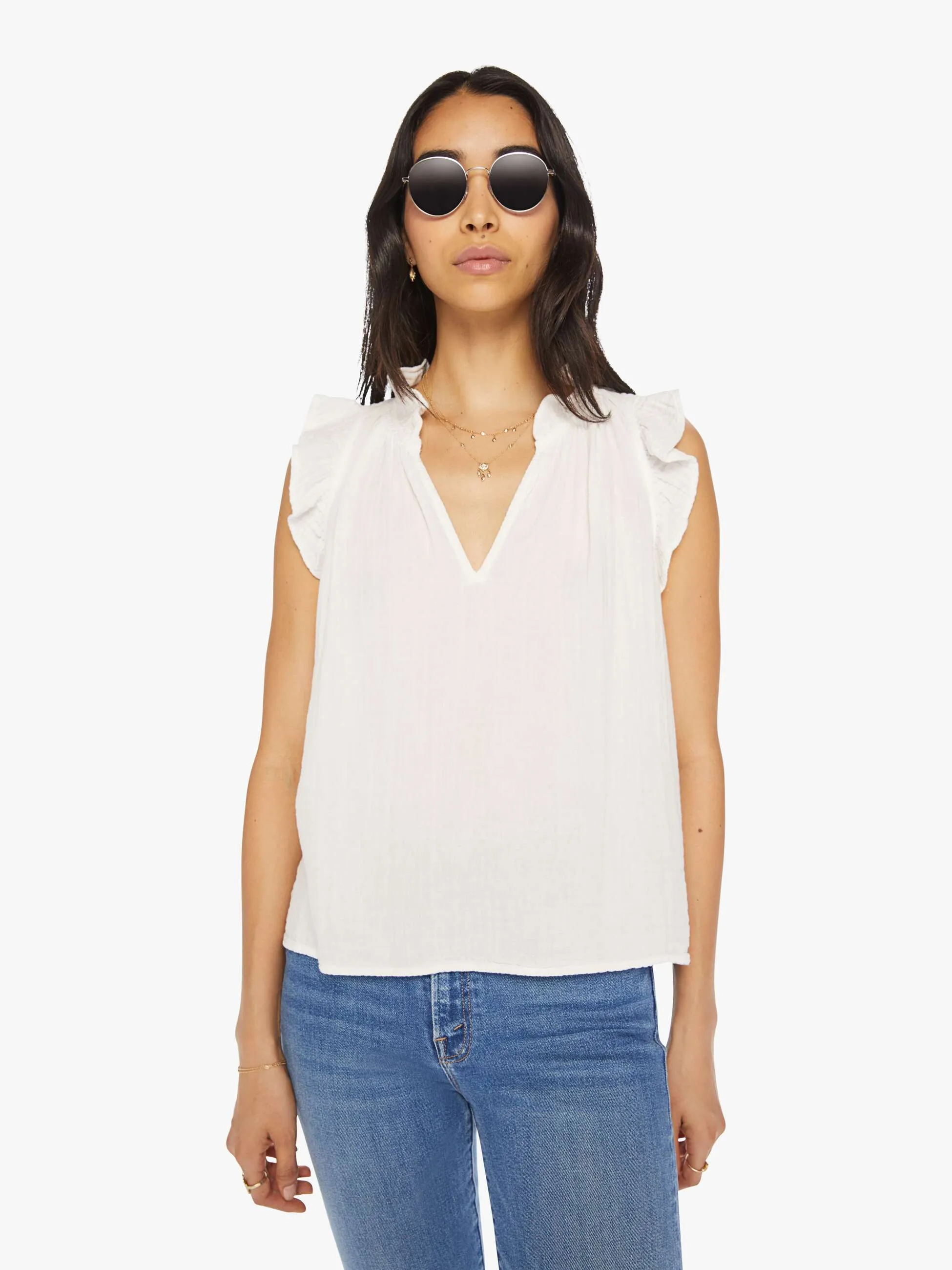 XiRENA Bex Top - White sold by MOTHER product image thumbnail 2