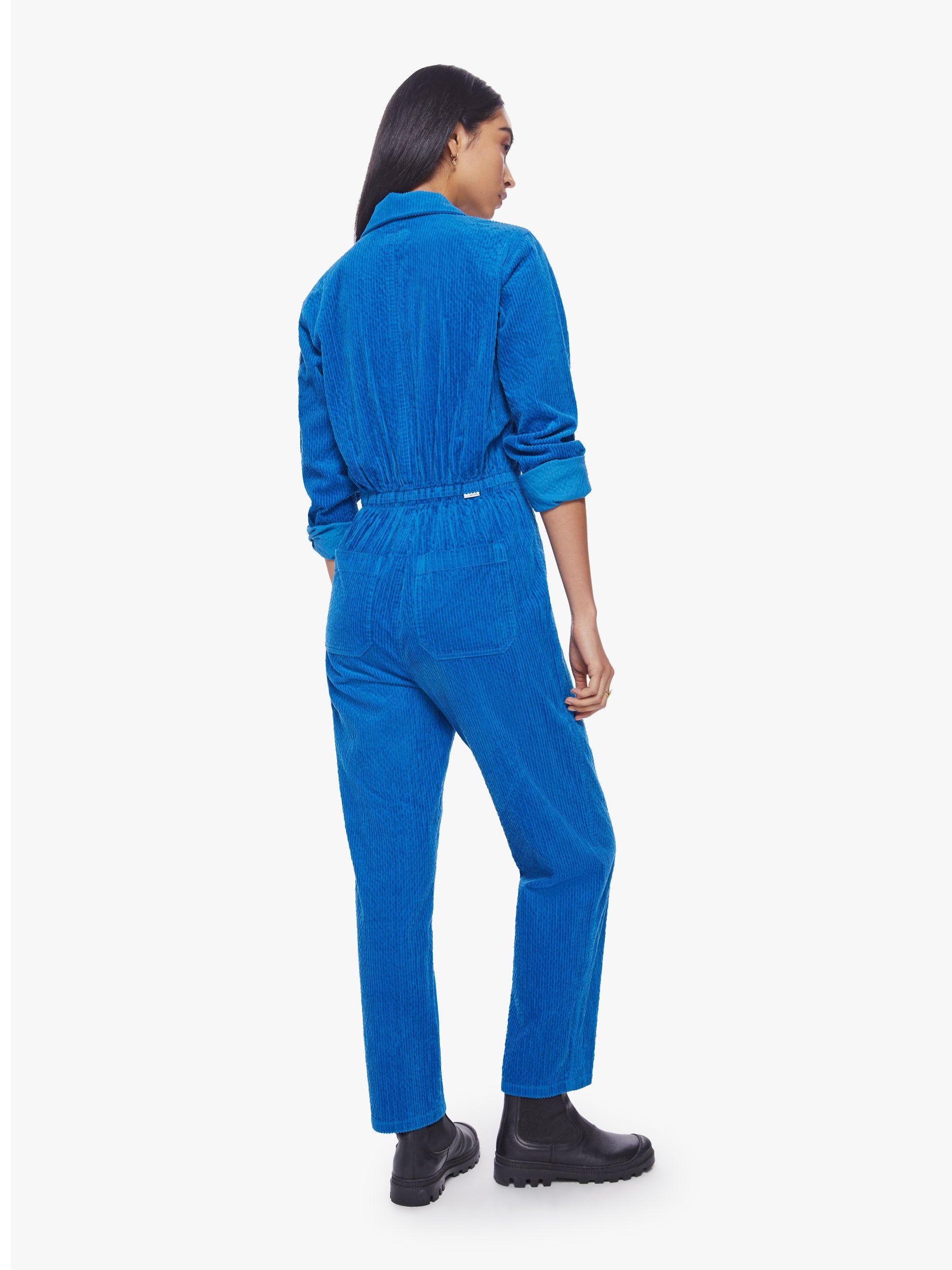 The Specialist Jumpsuit Ankle - Sky Diver sold by MOTHER product image thumbnail 4