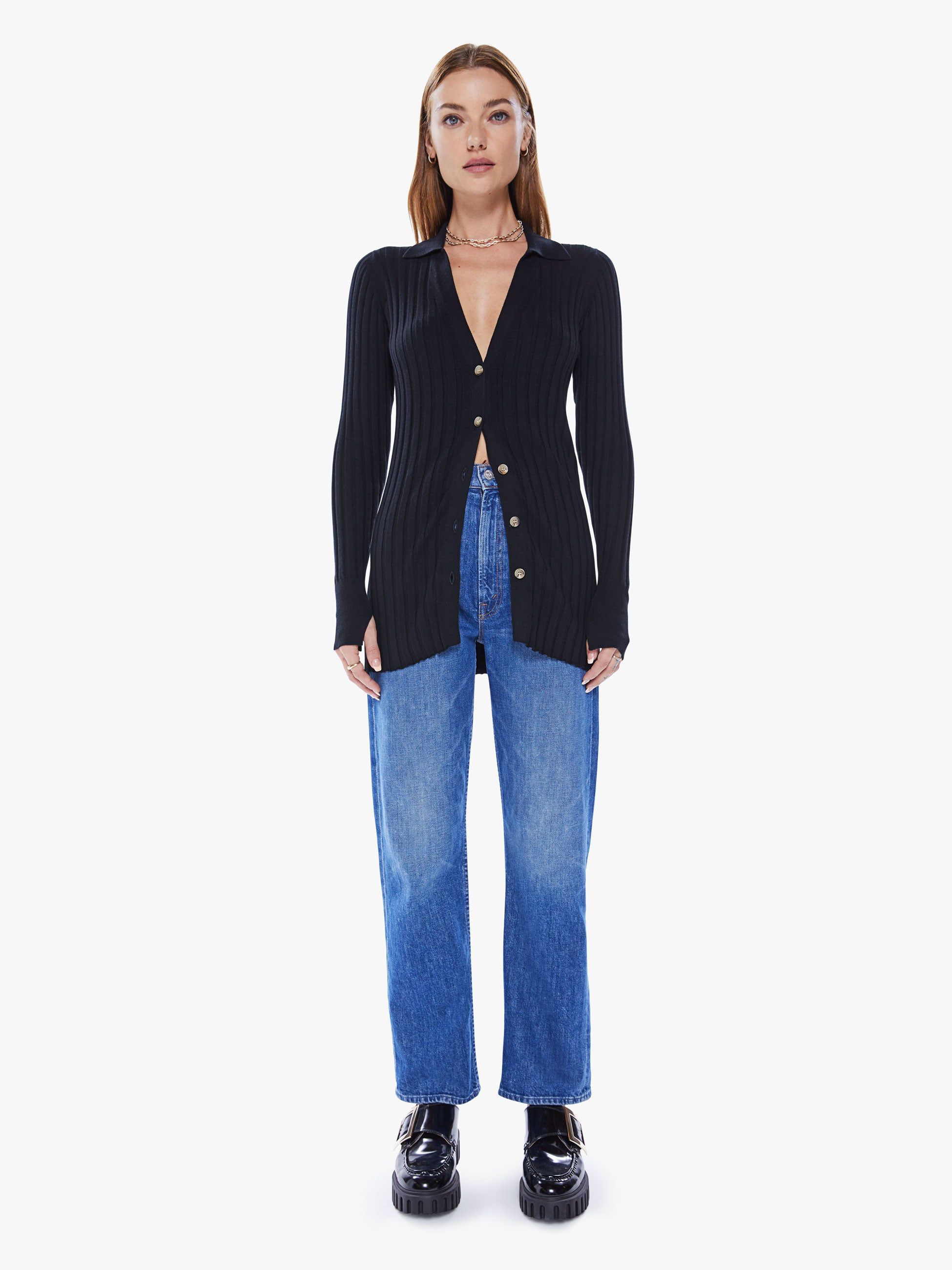 Maria Cher Ziva Cardigan - Black sold by MOTHER product image thumbnail 5