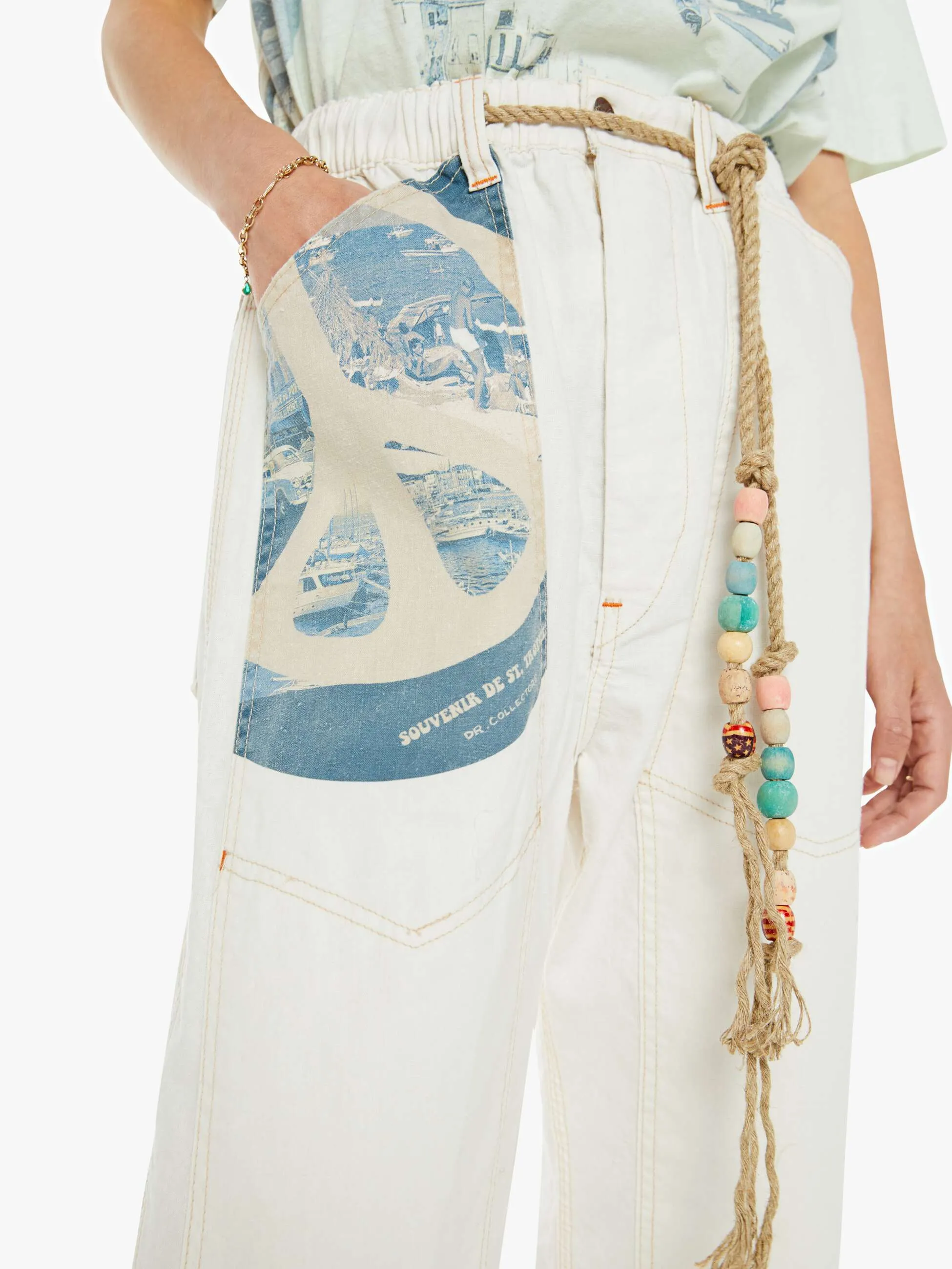 Dr. Collectors P71 Carpenter Pant - St. Tropez sold by MOTHER product image thumbnail 5