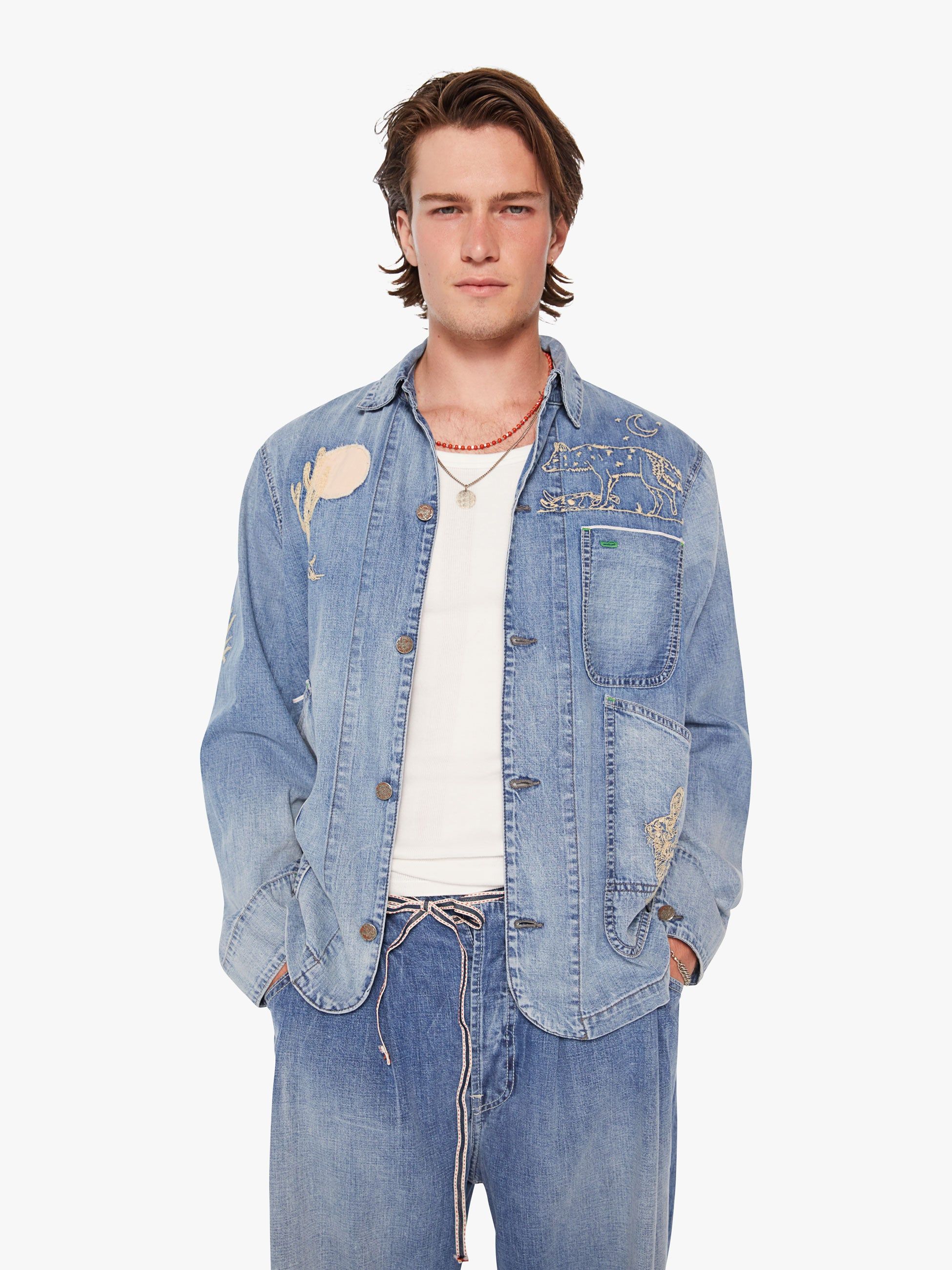 Dr. Collectors Universal Chore Jacket - Embroidery Joshua Tree sold by MOTHER product image thumbnail 7