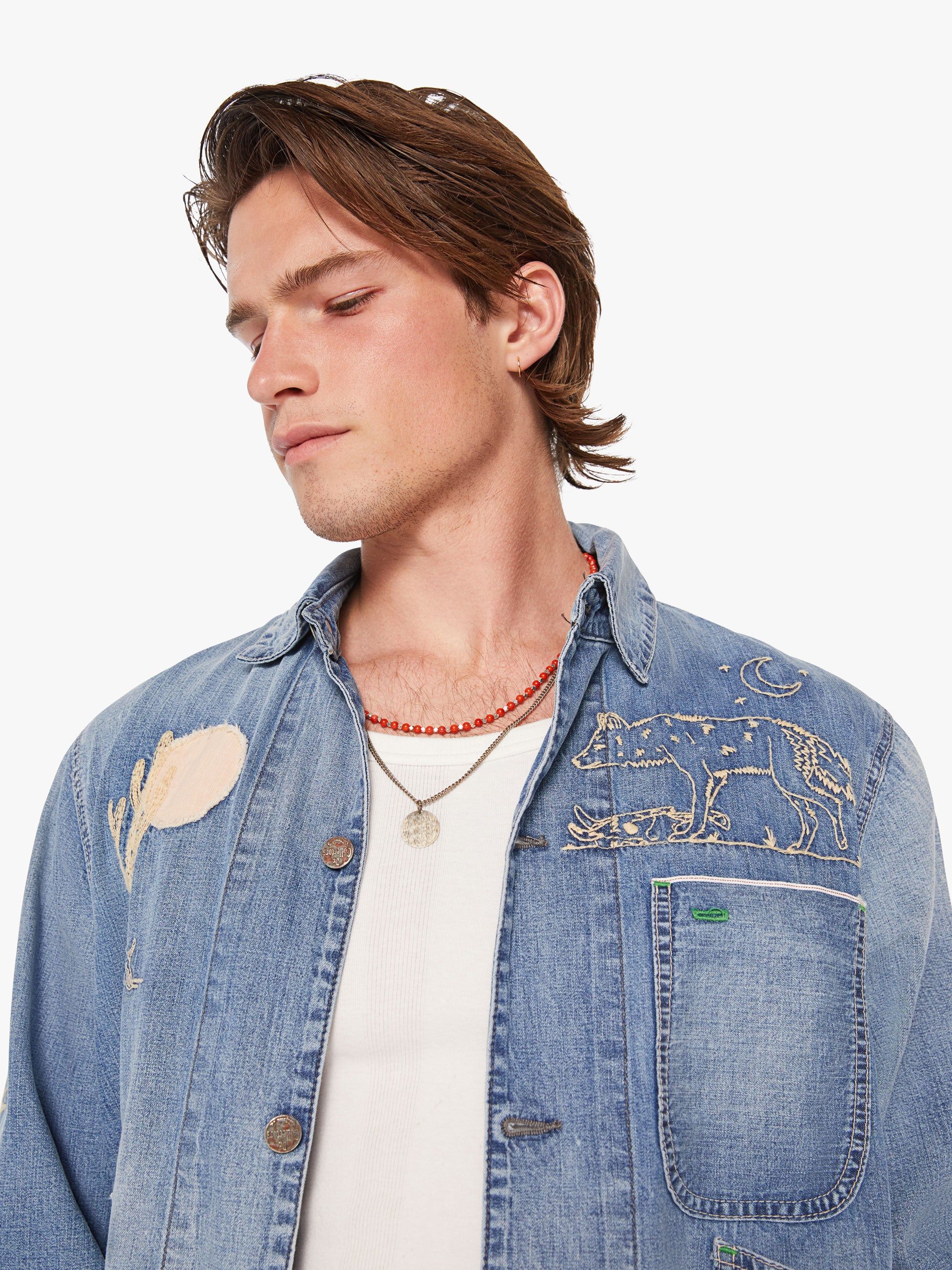 Dr. Collectors Universal Chore Jacket - Embroidery Joshua Tree sold by MOTHER product image thumbnail 12