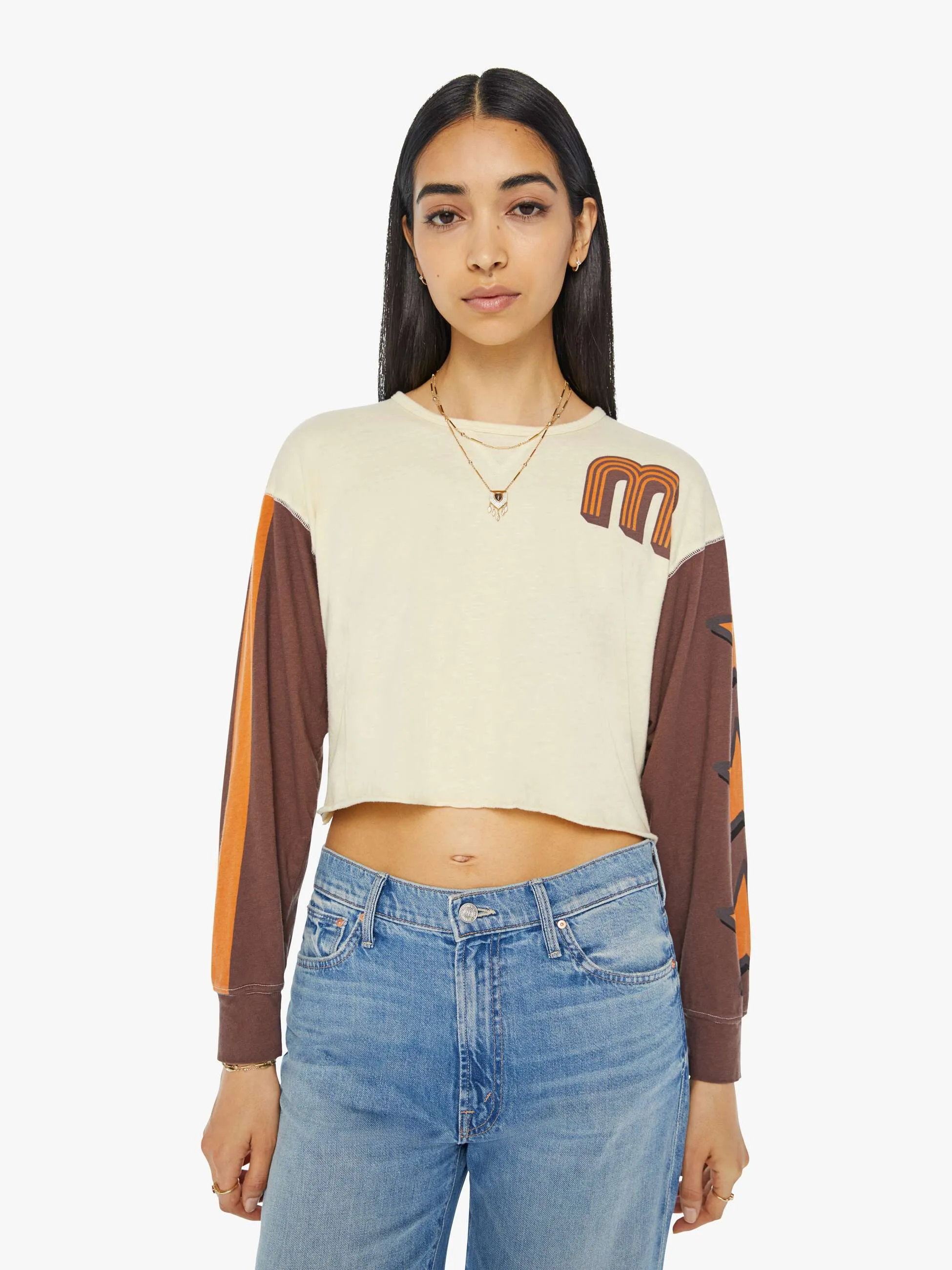 The Dugout Scoop Crop - Star 62 sold by MOTHER product image thumbnail 2