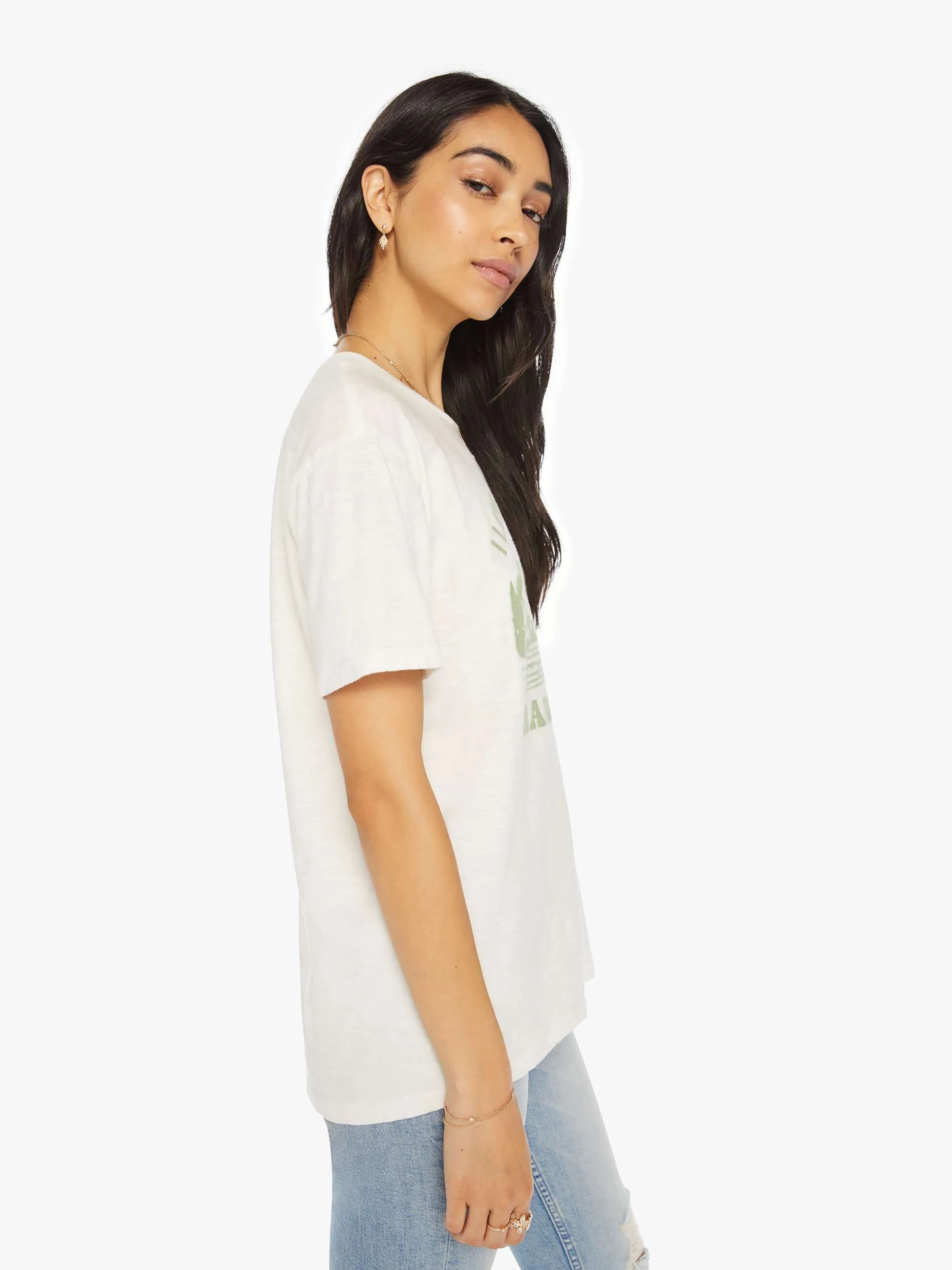 Velva Sheen Grand Tetons Tee - White sold by MOTHER product image thumbnail 3