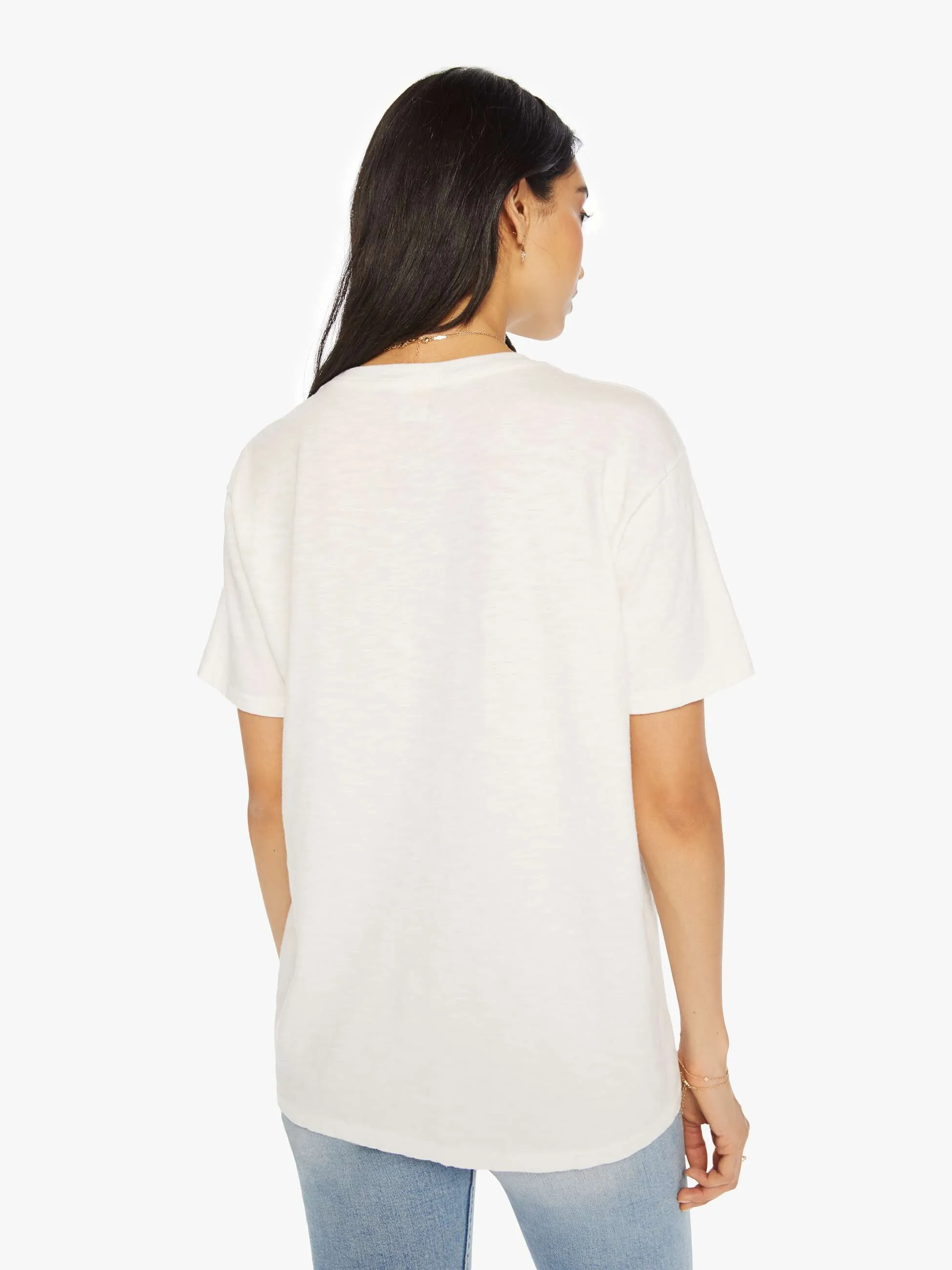 Velva Sheen Grand Tetons Tee - White sold by MOTHER product image thumbnail 4