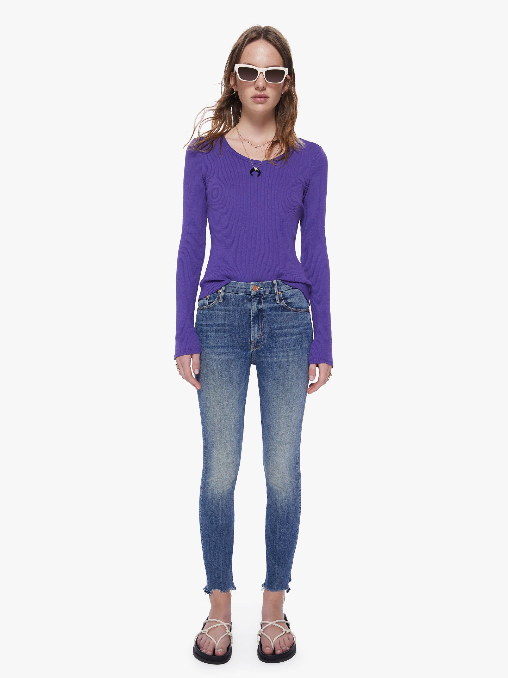 XiRENA Evyn Top - True Violet sold by MOTHER product image thumbnail 5