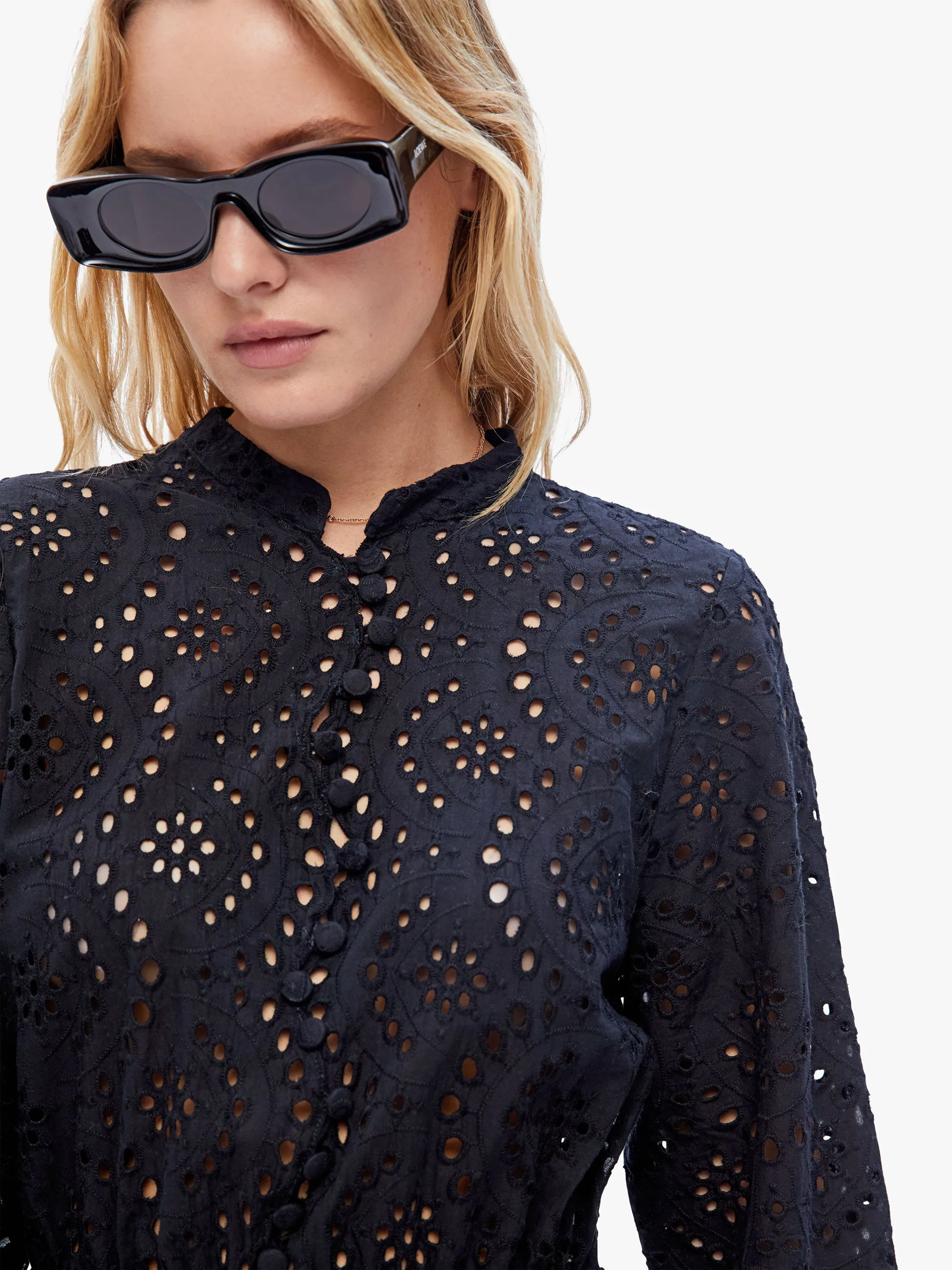 Natalie Martin Cleo Dress - Nero sold by MOTHER product image thumbnail 5