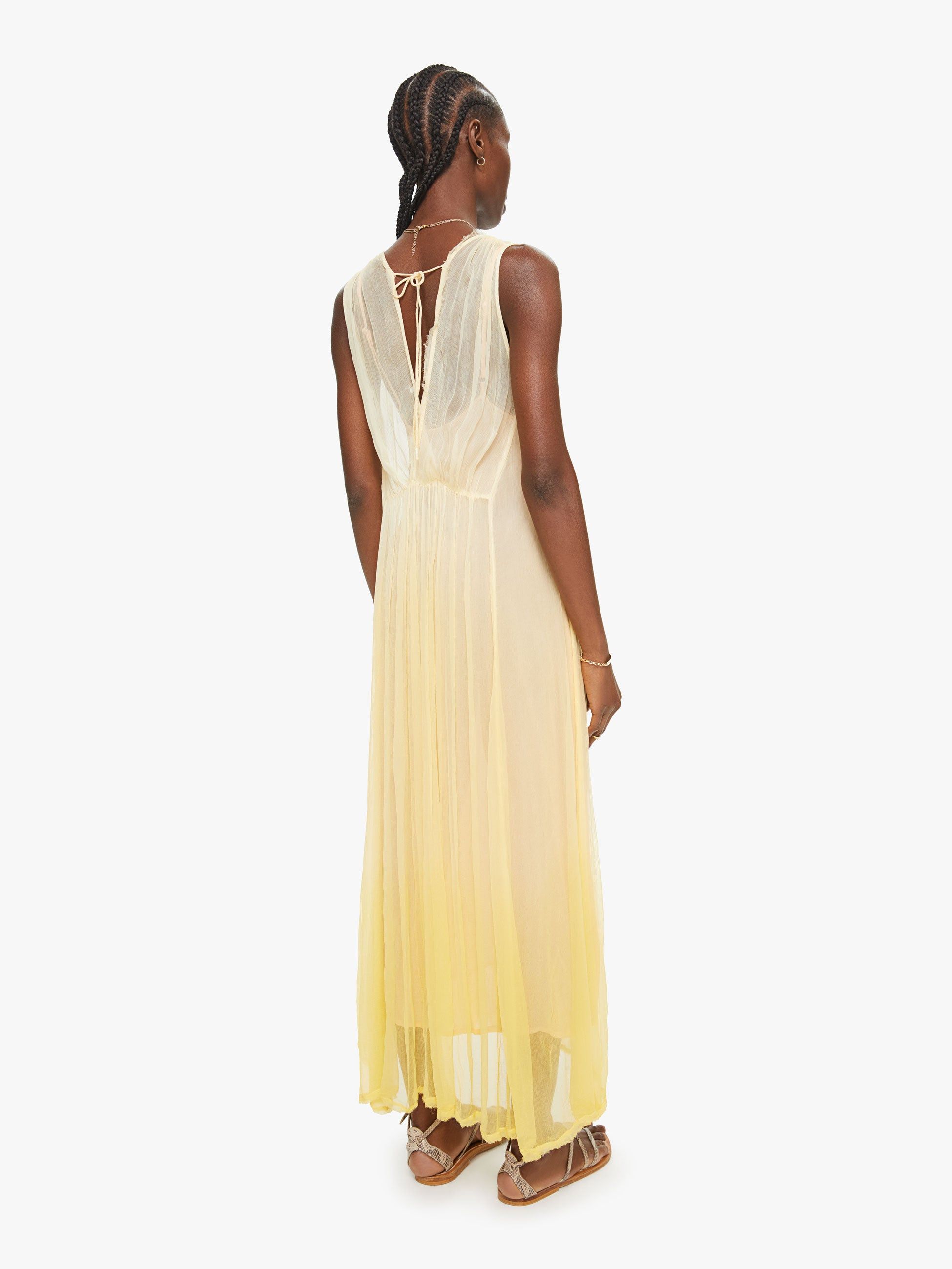 Maria Cher Maren Sleeveless Dress - Alabaster sold by MOTHER product image thumbnail 4