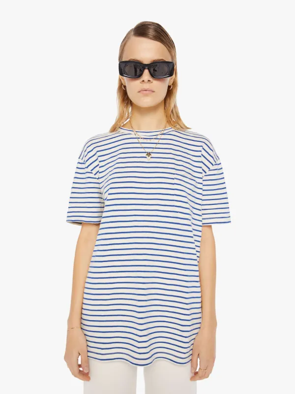 La Paz Guerreiro Tee - Blue Stripes made by La Paz