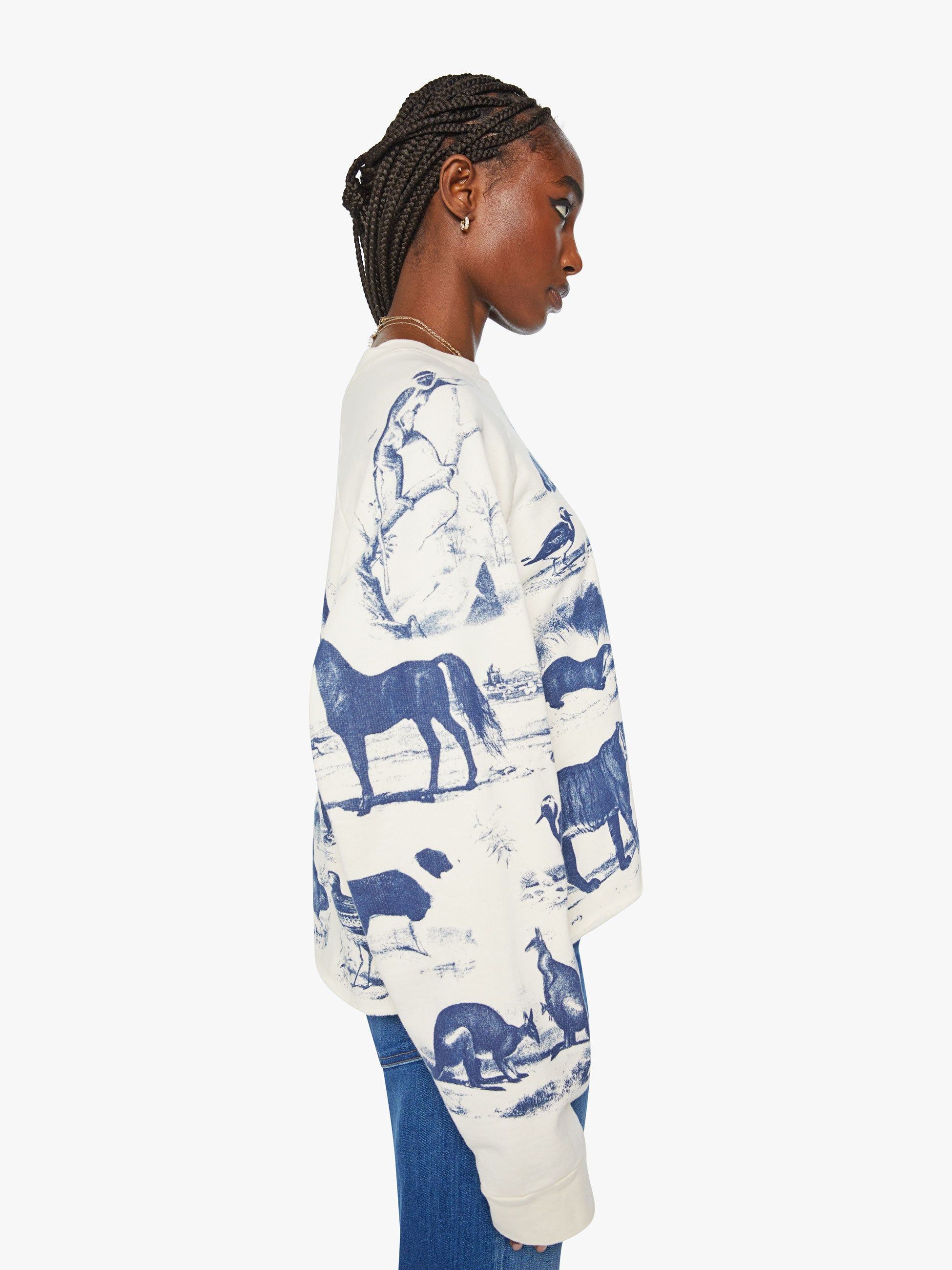 The Boost Crop Cut- Off - Animal House sold by MOTHER product image thumbnail 3